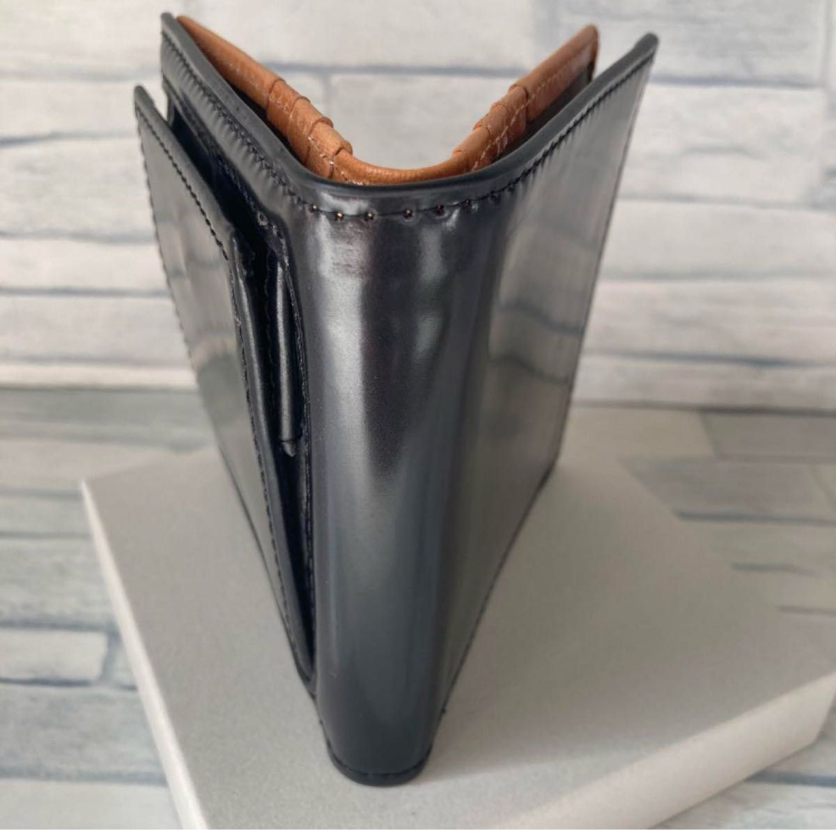 未使用品】ROCADO社 ロカド シェルコードバン ウォレット 未使用品】ROCADO社 ロカド シェルコードバン ウォレット