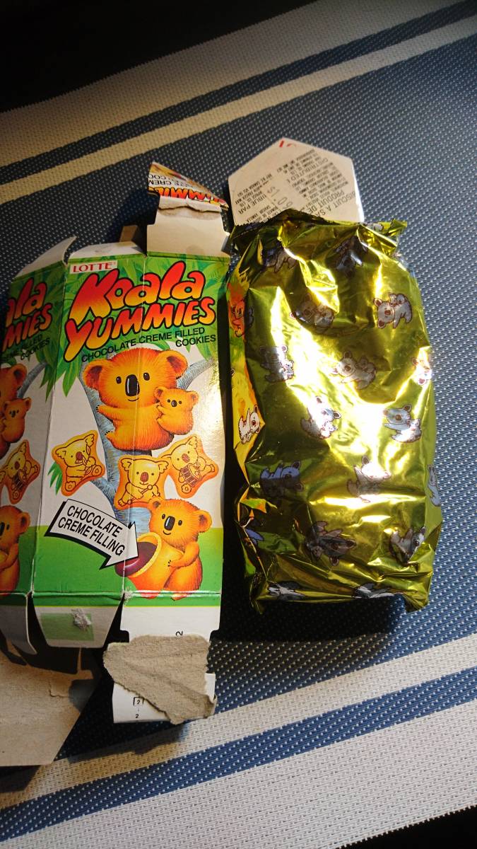 Yahoo!オークション - 90年代 海外版 LOTTE コアラのマーチ 箱