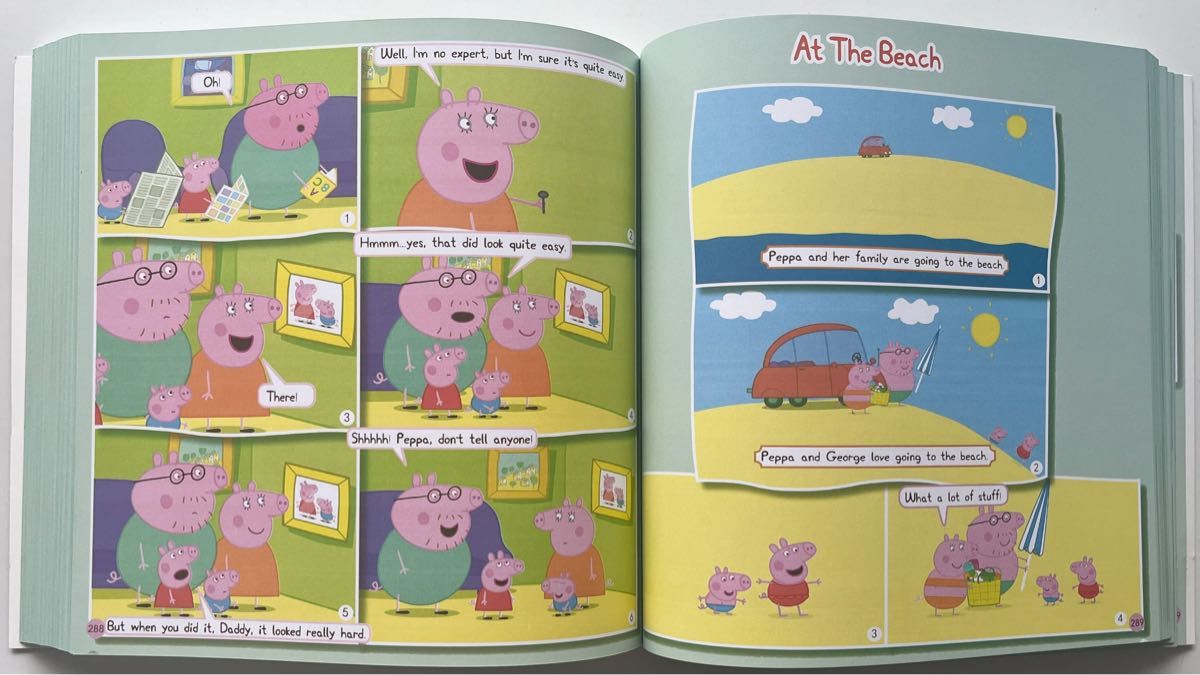 Peppa Pig ペッパピッグ漫画版シリーズ1 絵本2冊全冊音源付動画 Peppa Pig ペッパピッグ漫画版シリーズ1 絵本2冊全冊音源付動画