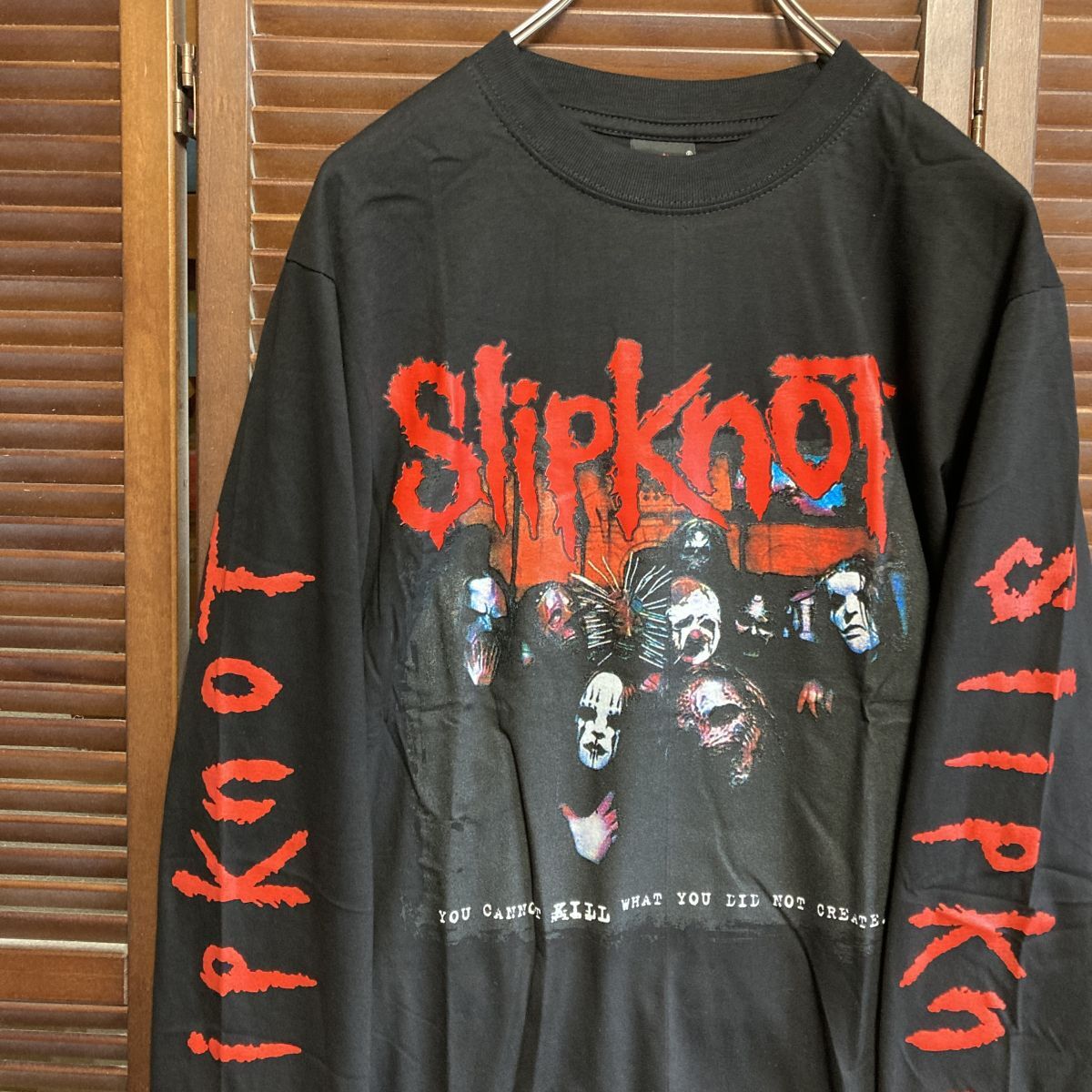 AZNP 1スタ 黒 バンド Tシャツ 長袖 ロンT スリップノット AZNP 1スタ 黒 バンド Tシャツ 長袖 ロンT スリップノット
