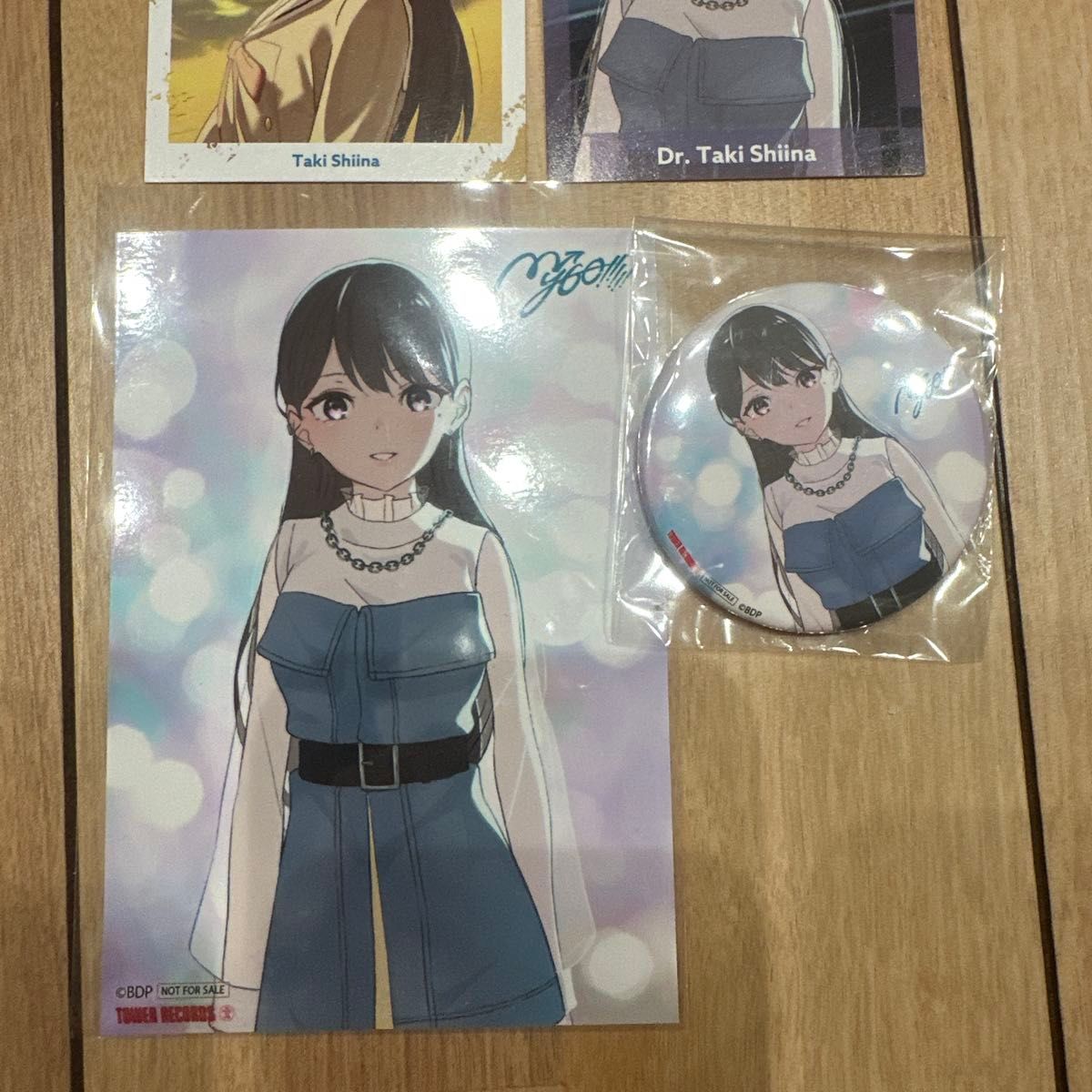 バンドリ MyGO 聿日箋秋 特典 椎名立希 缶バッジ ブロマイド バンドリ MyGO 聿日箋秋 特典 椎名立希 缶バッジ ブロマイド