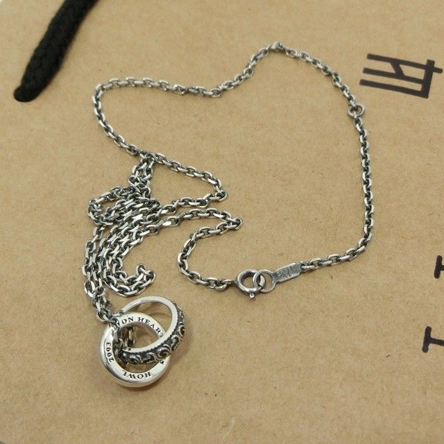 ライオンハート HOWL シルバー925 ネックレス ダブルリング ライオンハート HOWL シルバー925 ネックレス ダブルリング