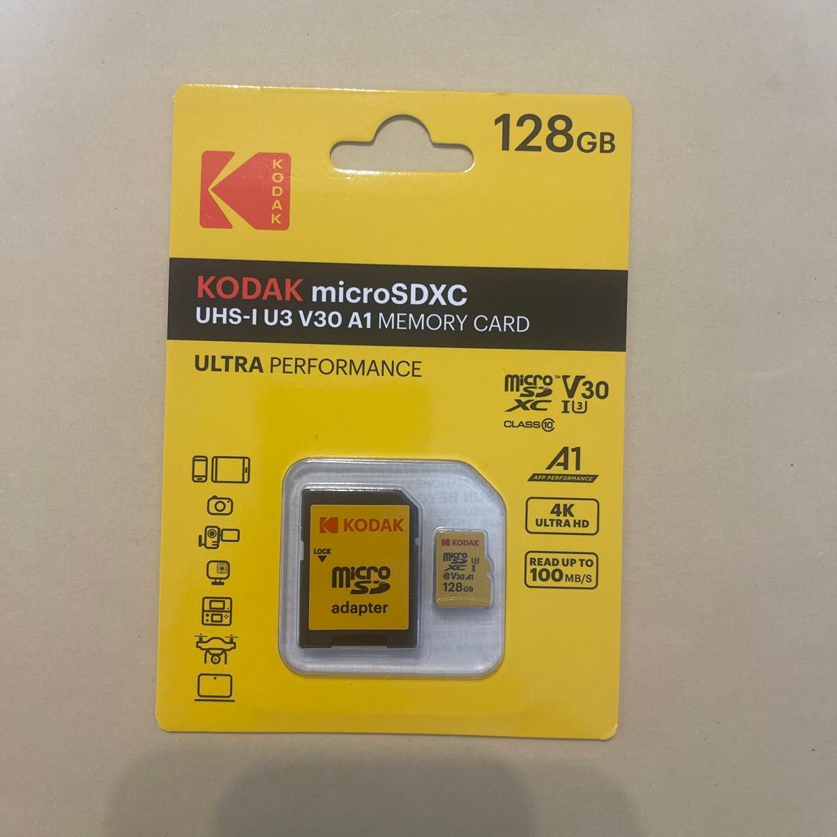 KODAK microSDXC 128GB SDカードアダプター付き|Yahoo!フリマ KODAK microSDXC 128GB SDカードアダプター付き|Yahoo!フリマ