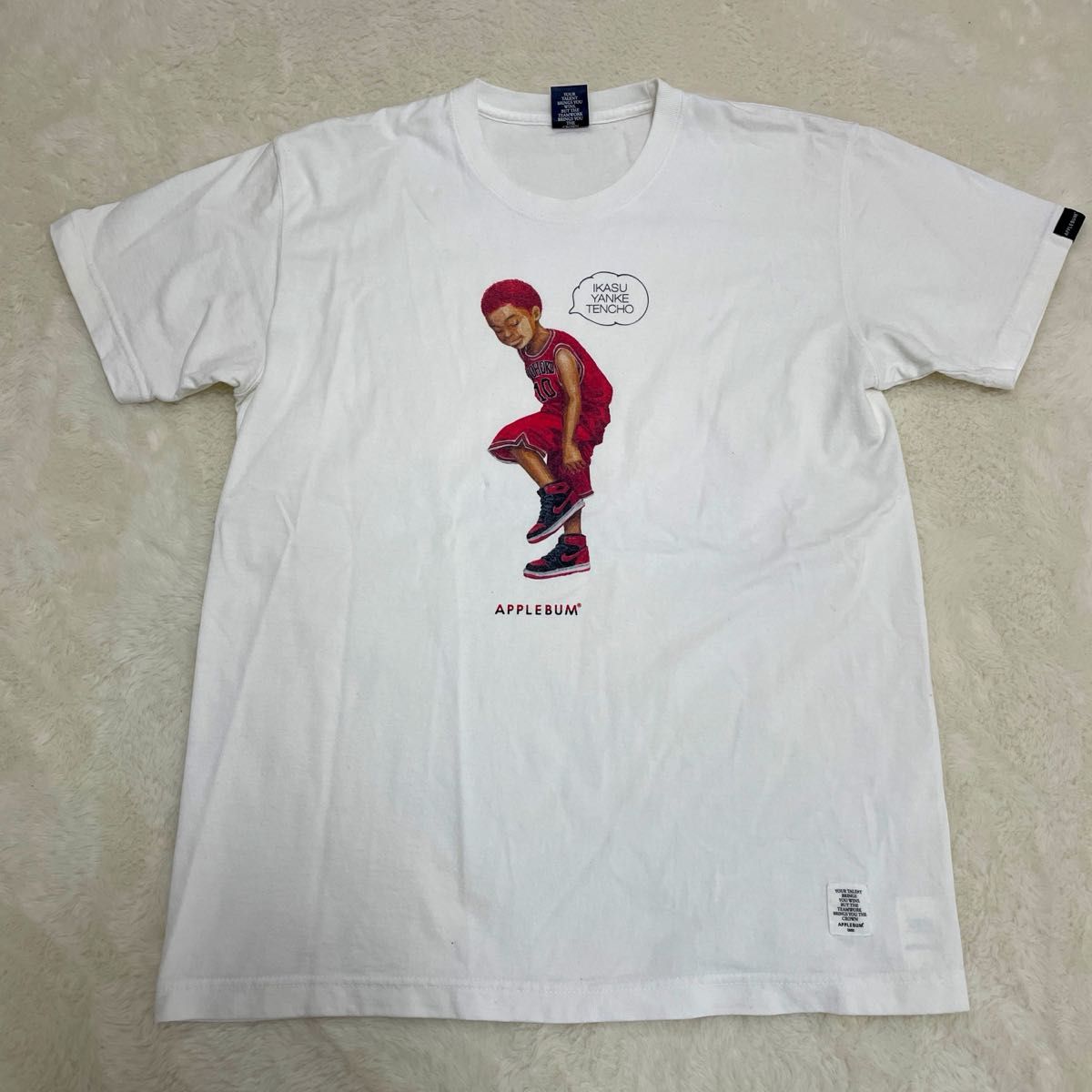 APPLEBUM サイズL アップルバム スラムダンク 桜木花道 tシャツ APPLEBUM サイズL アップルバム スラムダンク 桜木花道 tシャツ