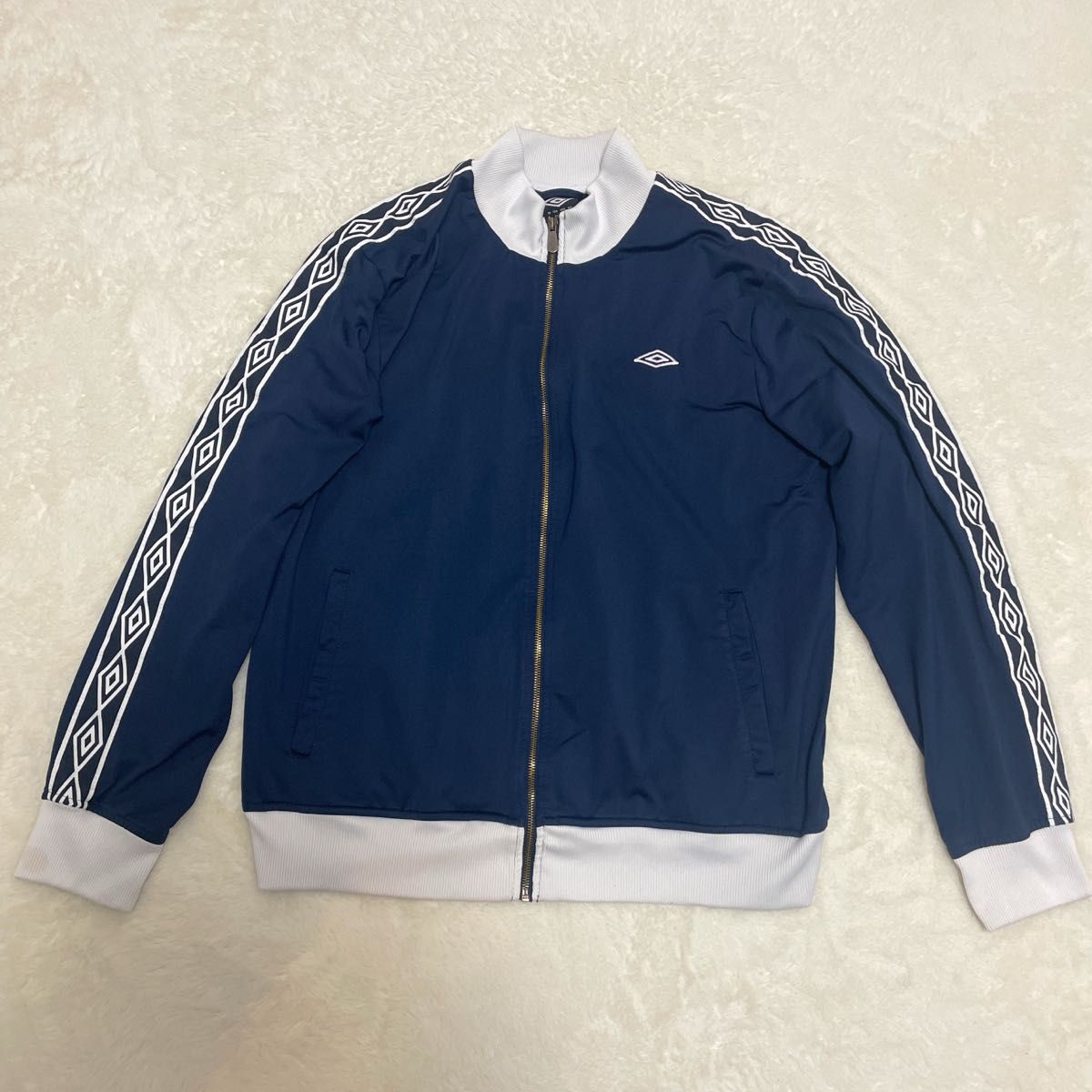 90s 2XLアンブロUmbro トラックジャケット ネイビー ジャージ 90s 2XLアンブロUmbro トラックジャケット ネイビー ジャージ