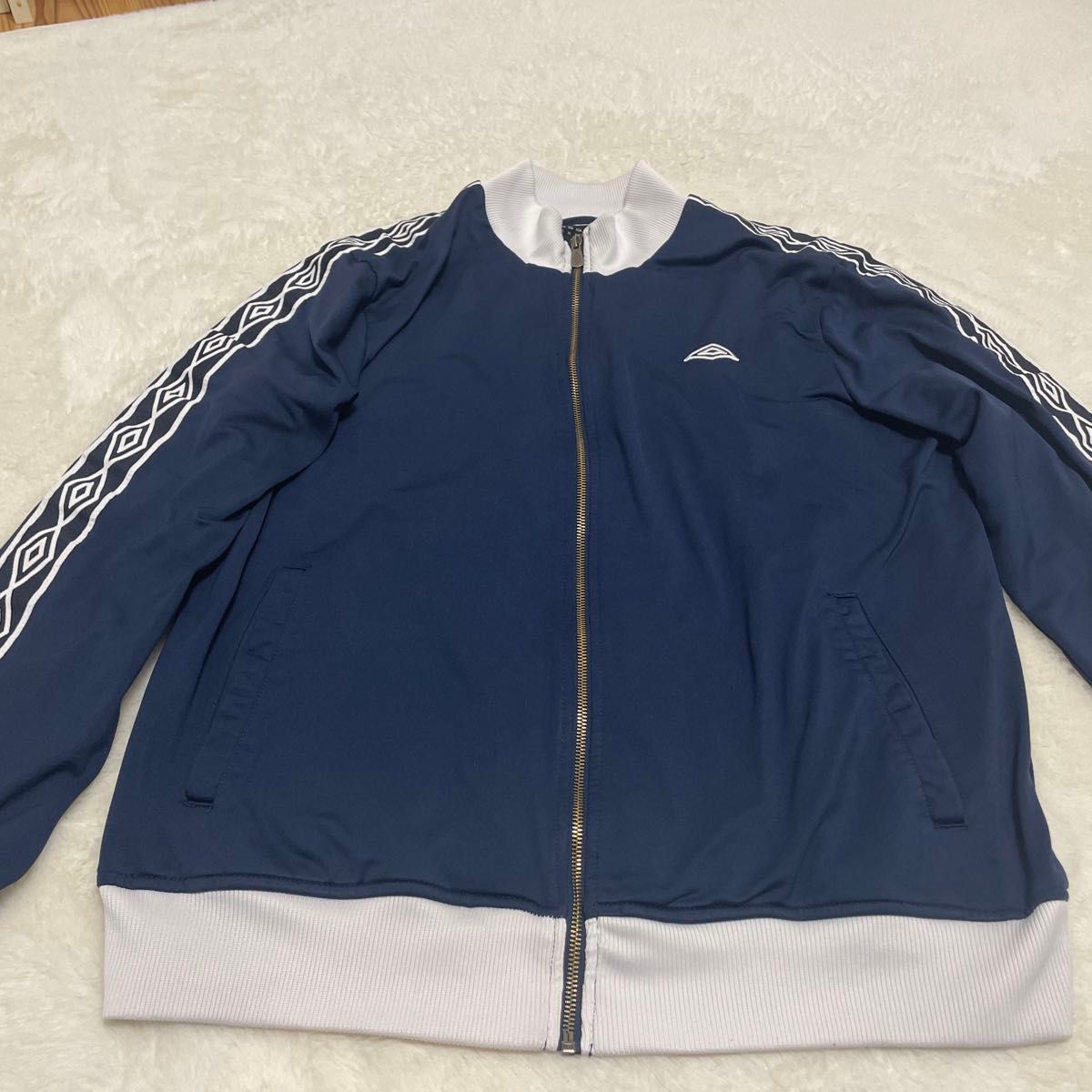 90s 2XLアンブロUmbro トラックジャケット ネイビー ジャージ 90s 2XLアンブロUmbro トラックジャケット ネイビー ジャージ
