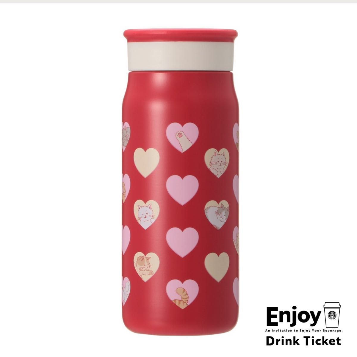 スターバックス バレンタイン2025ステンレスボトル355ml ハート スターバックス バレンタイン2025ステンレスボトル355ml ハート