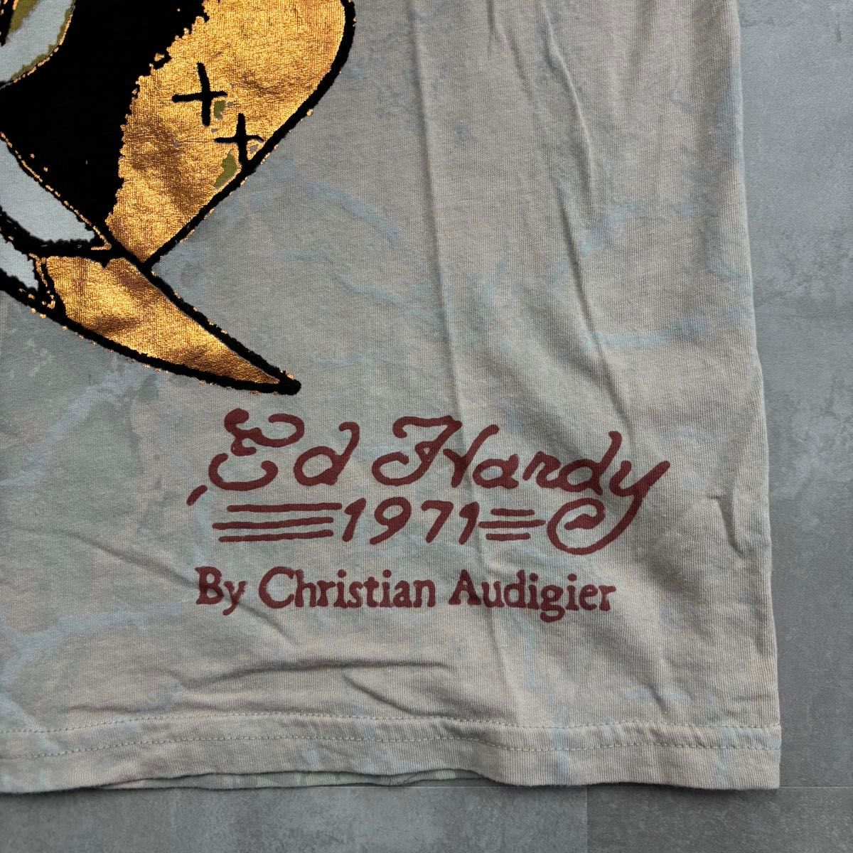 archive y2k 00s ed hardy skull t shirt エドハーディ 総柄 archive y2k 00s ed hardy skull t shirt エドハーディ 総柄