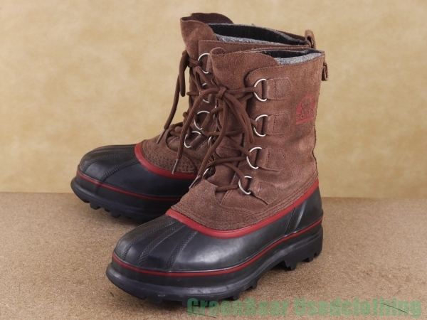 \半額SALE/ K183◆ビンテージ【ソレル 23.5cm レディース ブラウン 茶 SOREL】スノーブーツ スノーブーツ