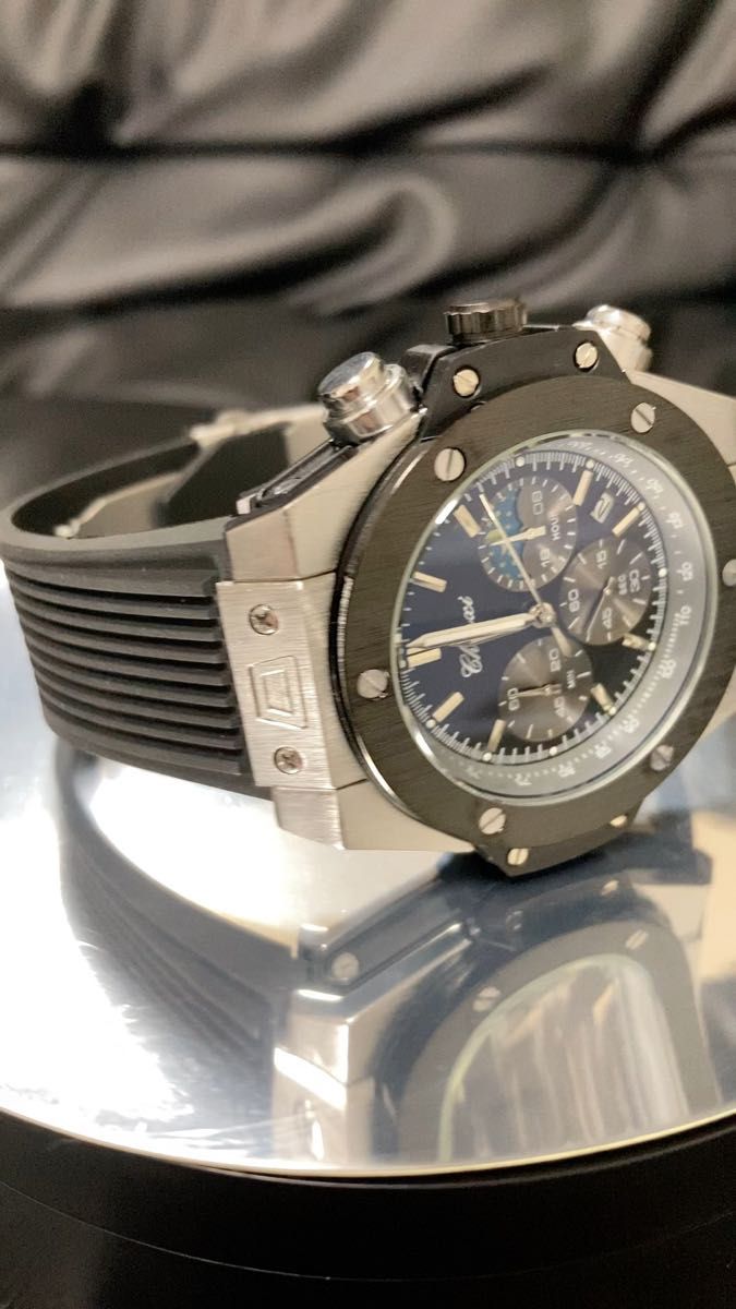 1624w メンズ腕時計 クロノグラフ可動 オマージュ 防水腕時計 ダイバーズ ミリタリー カレンダー サーフィン 高品質デザイン