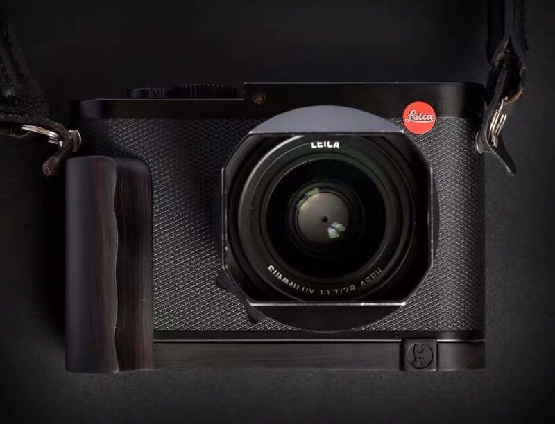 新品 LEICA ライカ Q2用 ハンドグリップ(黒檀/エボニー