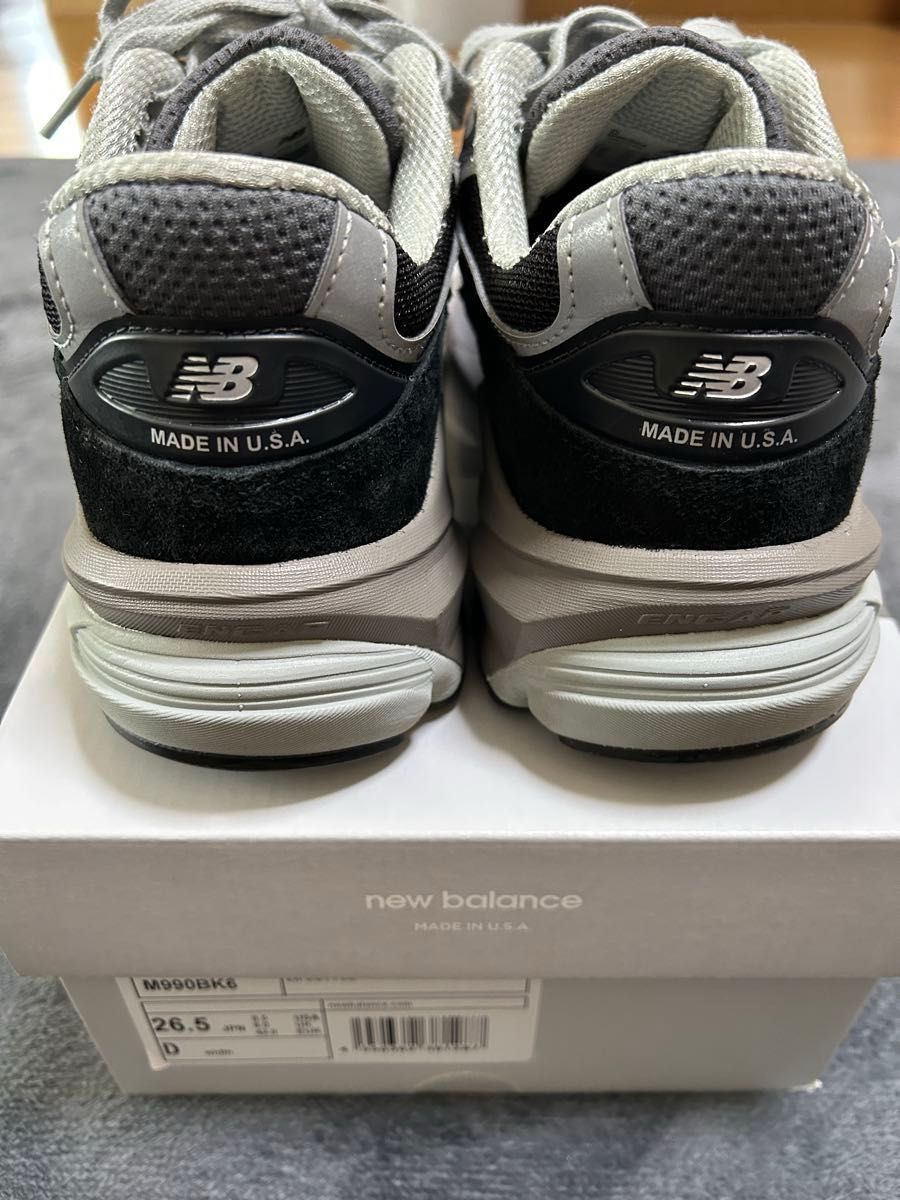 New Balance 990V6 Black ニューバランス 990V6 ブラック 26 5cm New Balance 990V6 Black ニューバランス 990V6 ブラック 26 5cm