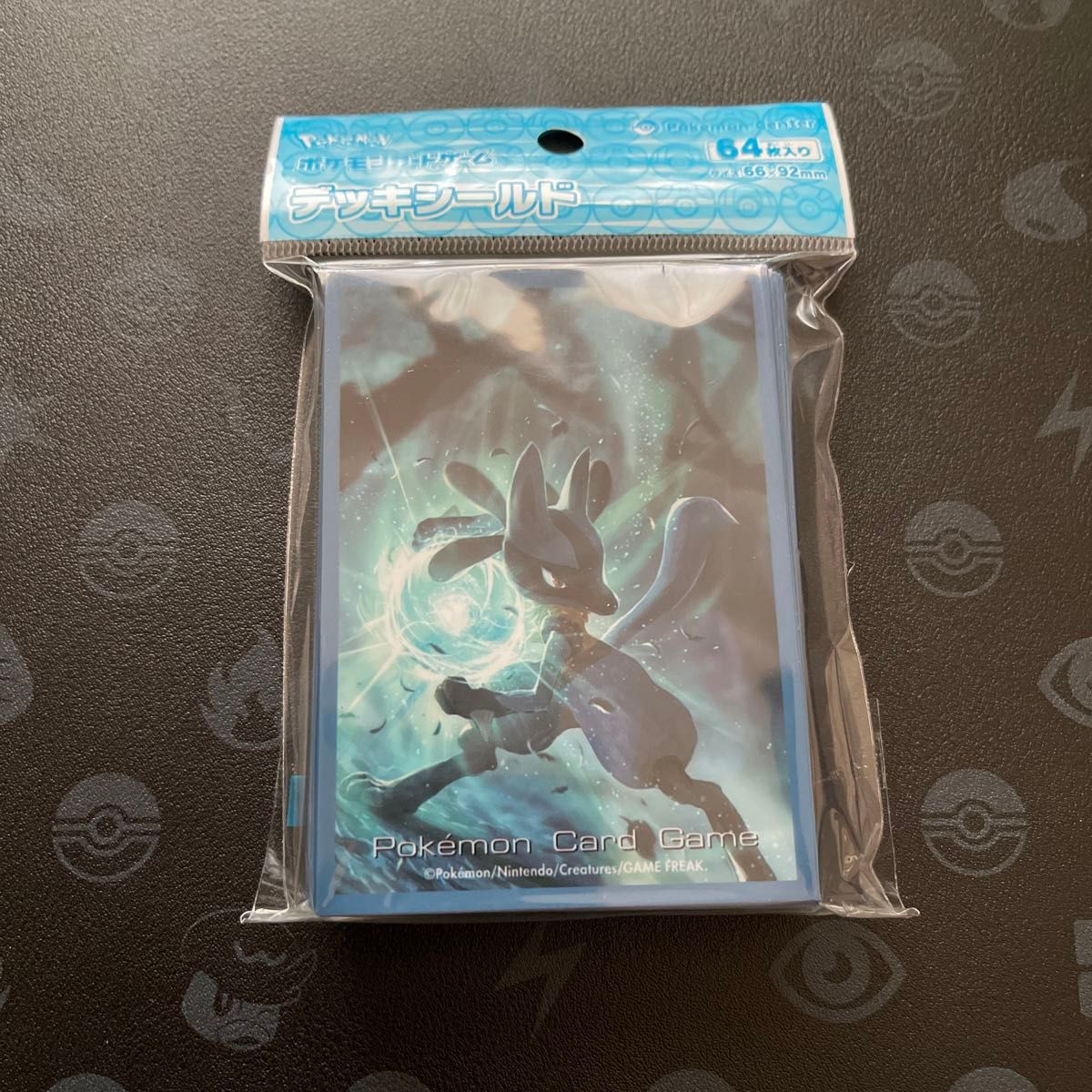 ポケモンカードゲーム デッキシールド スリーブ ルカリオ 新品未 ポケモンカードゲーム デッキシールド スリーブ ルカリオ 新品未