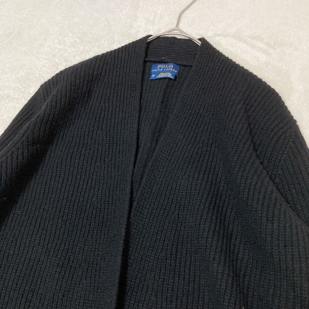 美品】ポロ ラルフローレン ロング ニット カーディガン 美品】ポロ ラルフローレン ロング ニット カーディガン