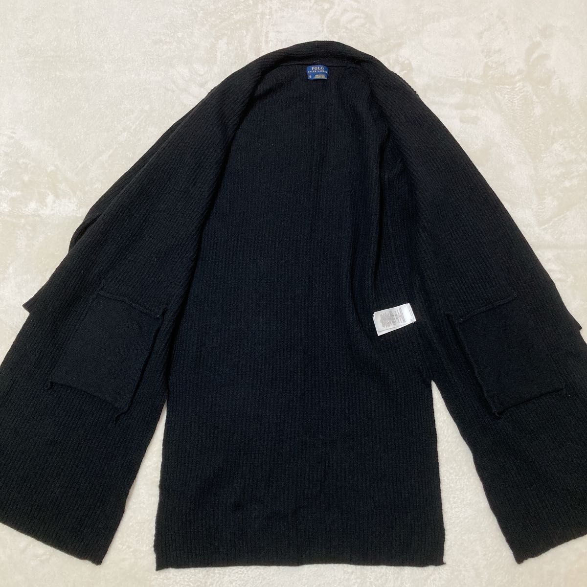 美品】ポロ ラルフローレン ロング ニット カーディガン 美品】ポロ ラルフローレン ロング ニット カーディガン