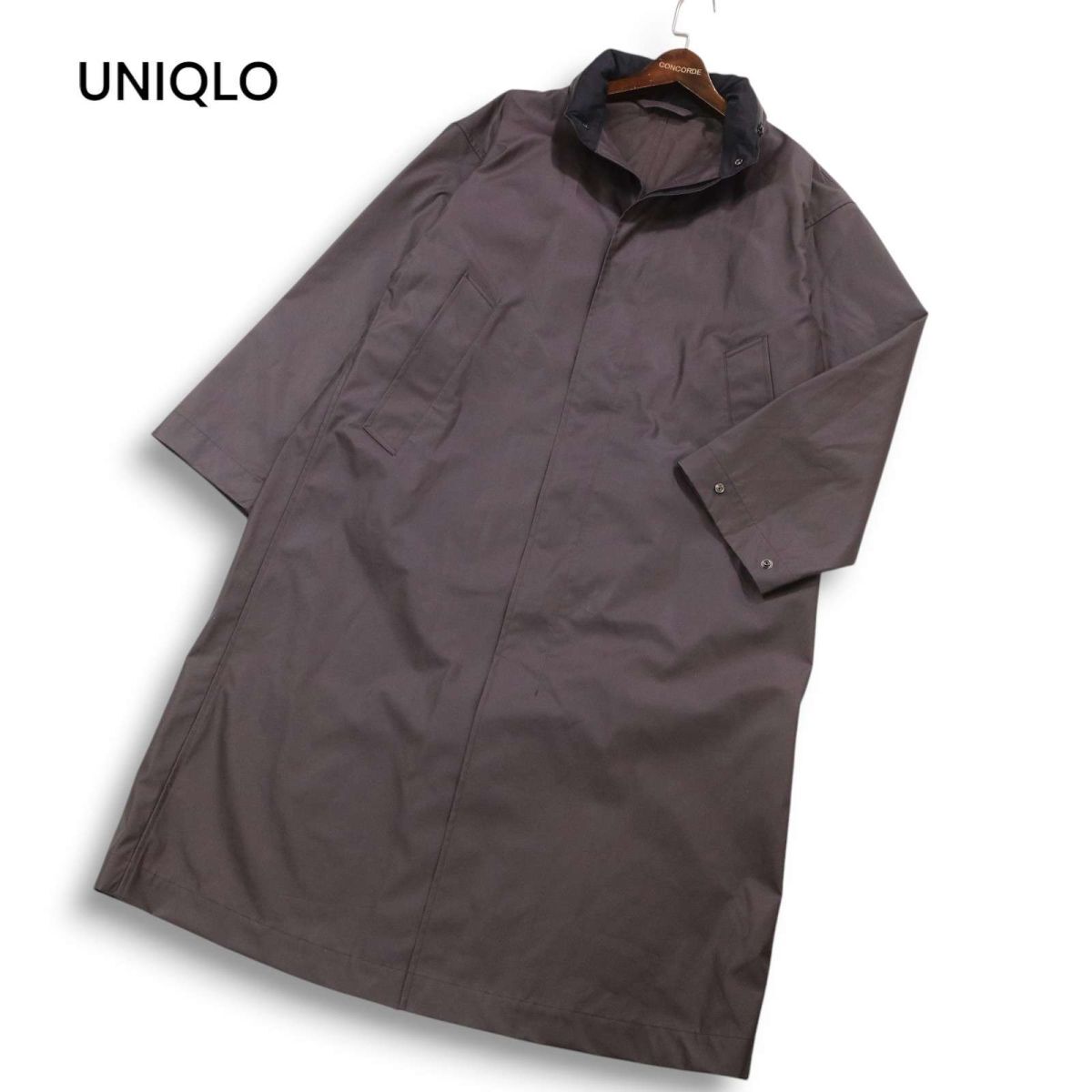 24AW★ UNIQLO U ユニクロ ユー ルメール 通年 コーティング ロング コート Sz.M　レディース　I5T00946_3#O
