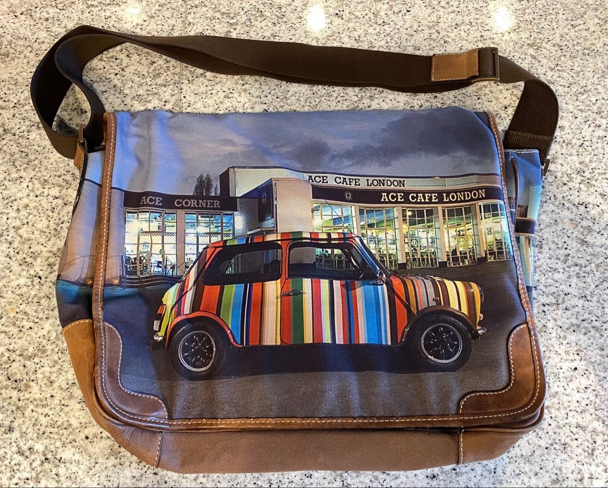 希少】Paul Smith ショルダーバッグ ミニクーパー (ポールスミス 希少】Paul Smith ショルダーバッグ ミニクーパー (ポールスミス
