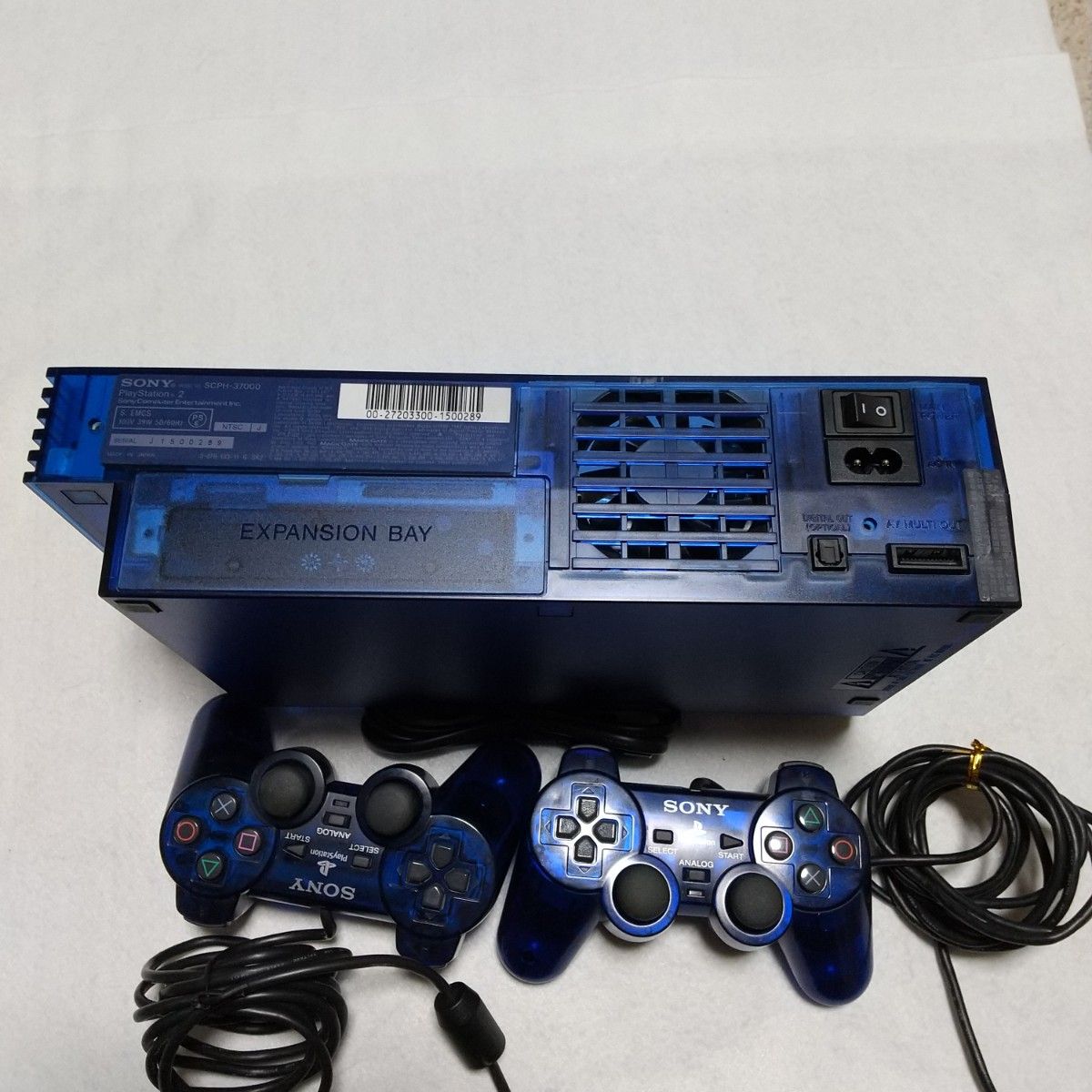 PlayStation2 ocean Blue SCPH-37000 コントローラー2個|Yahoo PlayStation2 ocean Blue SCPH-37000 コントローラー2個|Yahoo