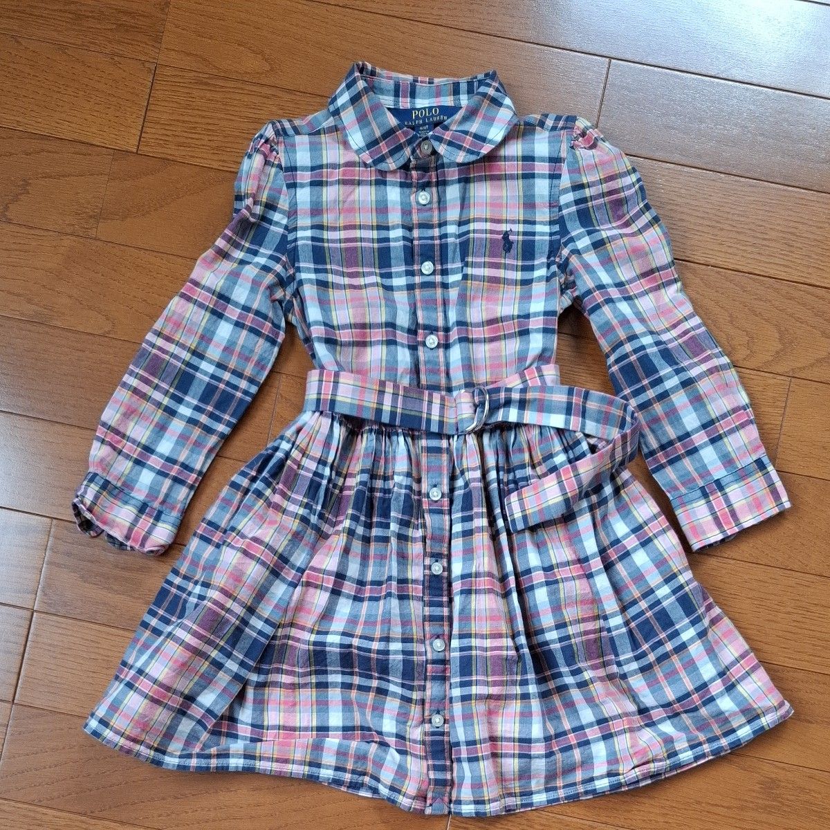 POLO RALPH LAUREN ポロラルフローレン 長袖ワンピース 4T 110 POLO RALPH LAUREN ポロラルフローレン 長袖ワンピース 4T 110
