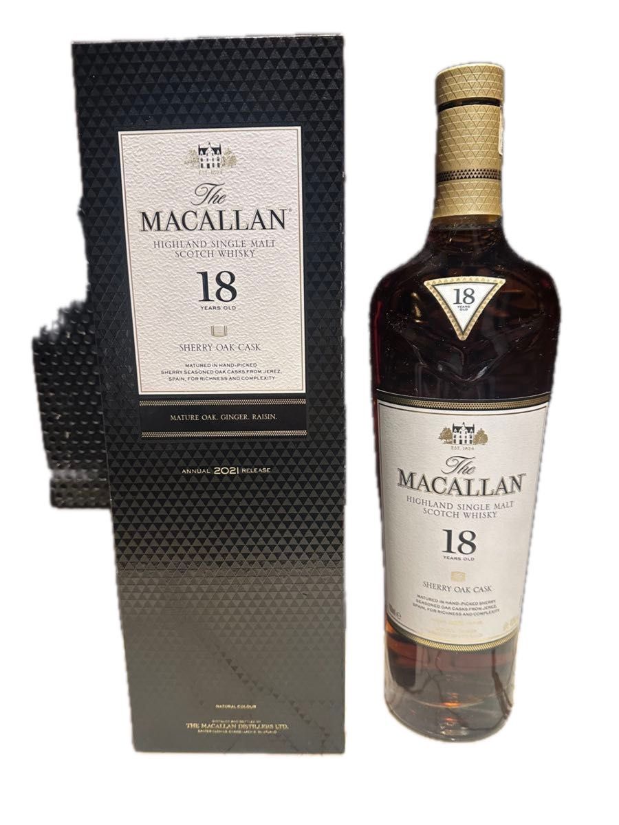 マッカラン 18年 シェリーオーク 2021年 MACALLAN SHERRY OAK マッカラン 18年 シェリーオーク 2021年 MACALLAN SHERRY OAK