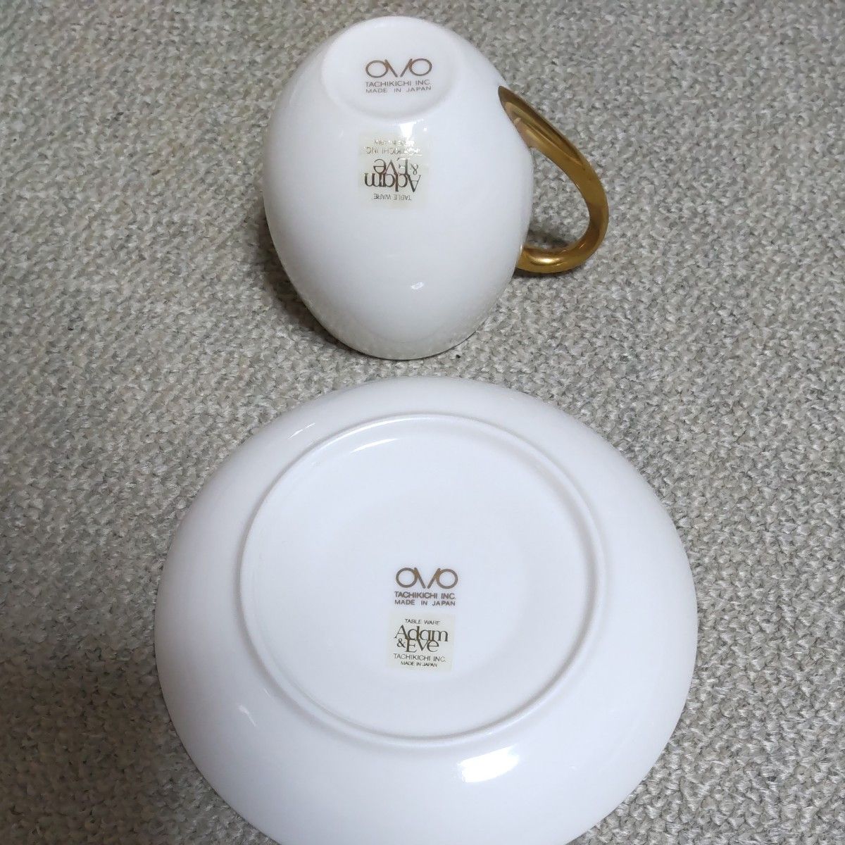 たち吉 Adam&EVE アダムとイブ コーヒーカップ&ソーサー 5客 たち吉 Adam&EVE アダムとイブ コーヒーカップ&ソーサー 5客