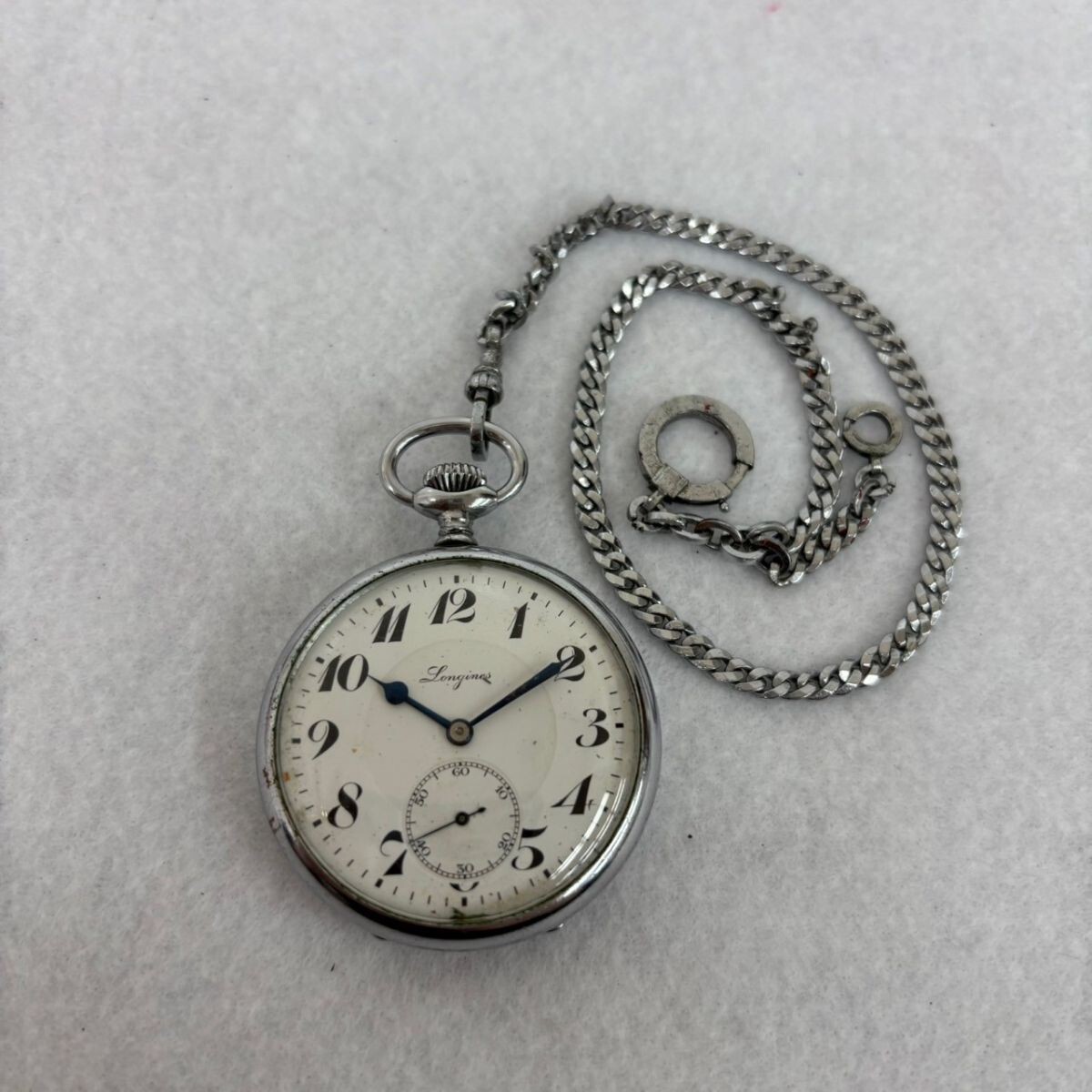 F411-C8-1505◎ LONGINES ロンジン 懐中時計 手巻き 15石 F411-C8-1505◎ LONGINES ロンジン 懐中時計 手巻き 15石
