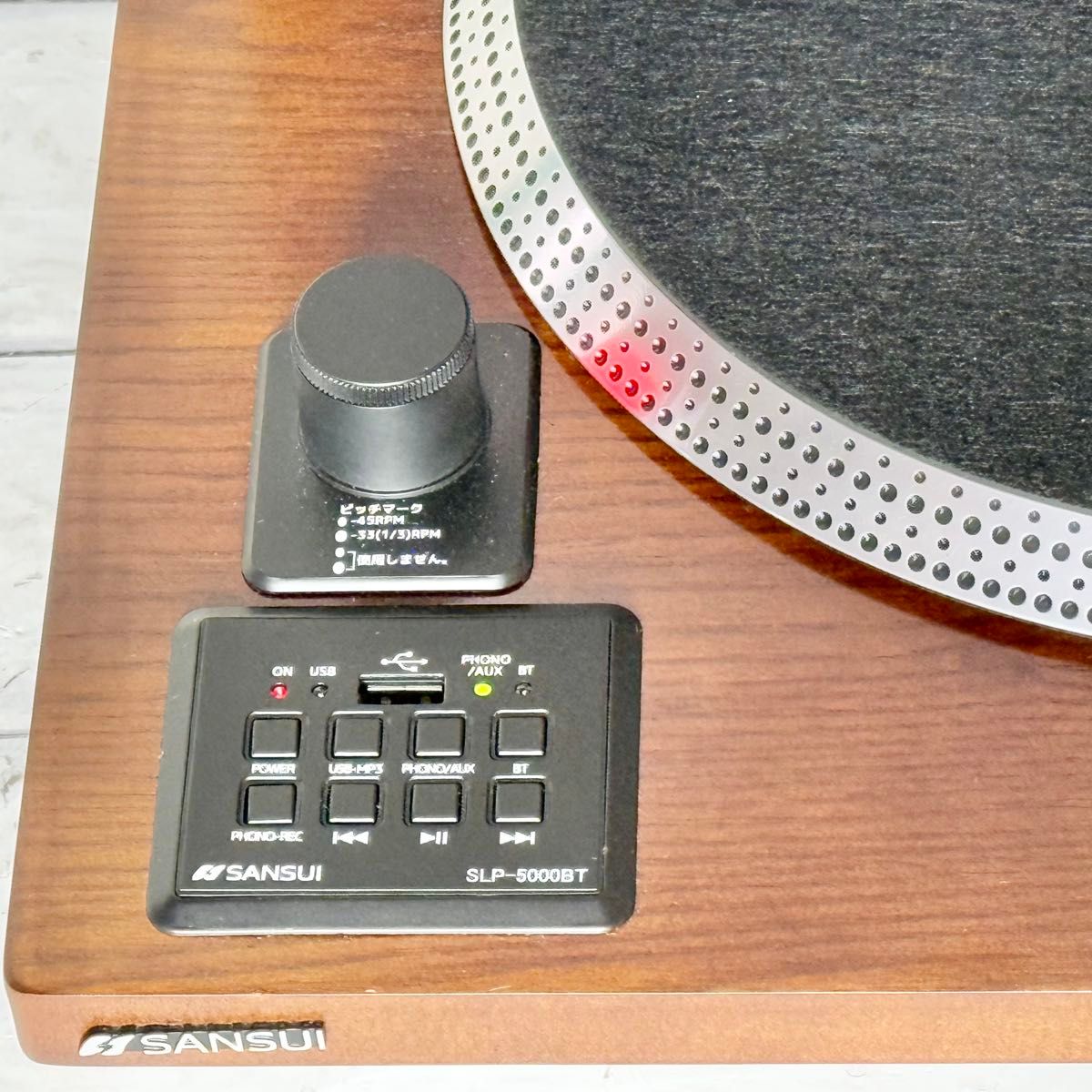 SANSUI Bluetooth機能付きレコードプレーヤー SLP-5000BT|Yahoo SANSUI Bluetooth機能付きレコードプレーヤー SLP-5000BT|Yahoo