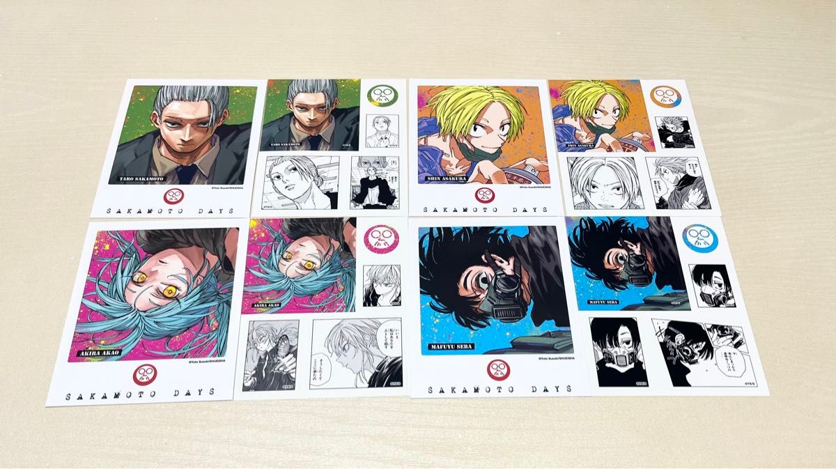 SAKAMOTO DAYS フォトカード&ステッカー坂本太郎 朝倉シン 勢羽 SAKAMOTO DAYS フォトカード&ステッカー坂本太郎 朝倉シン 勢羽
