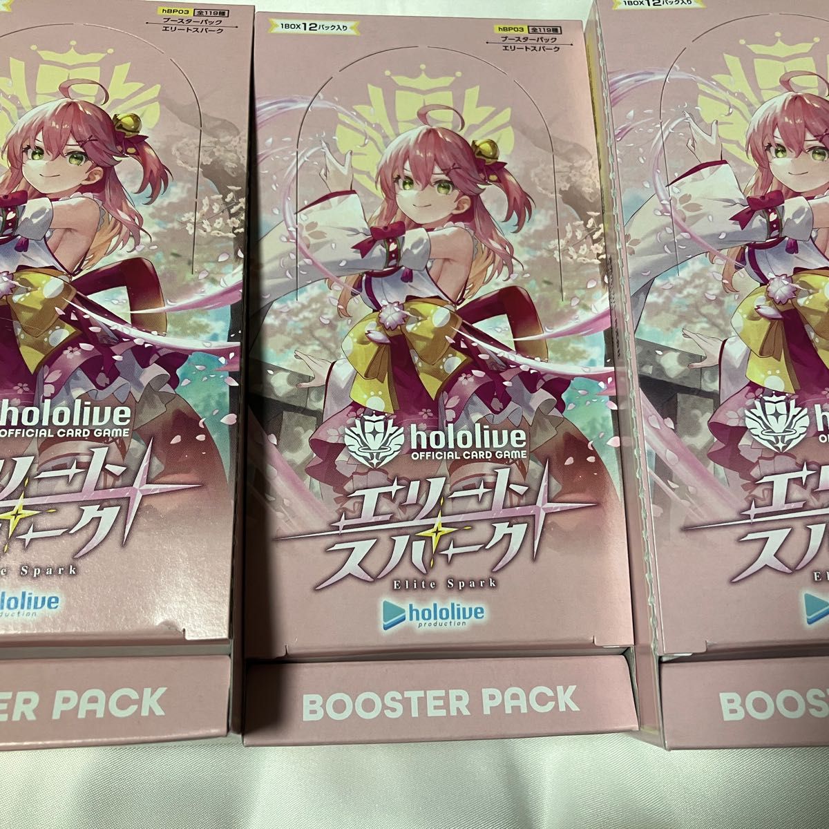 ホロライブカード エリートスパーク hololive 3box バラ ホロライブカード エリートスパーク hololive 3box バラ