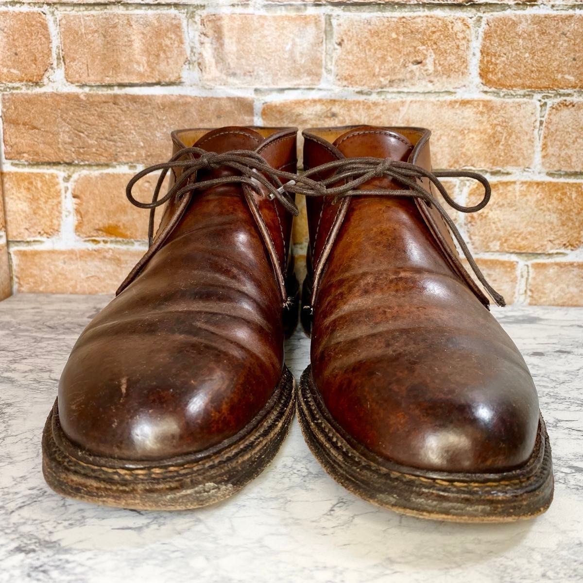 メンズブランド革靴】ALDEN 27 0cm チャッカブーツ コードバン メンズブランド革靴】ALDEN 27 0cm チャッカブーツ コードバン