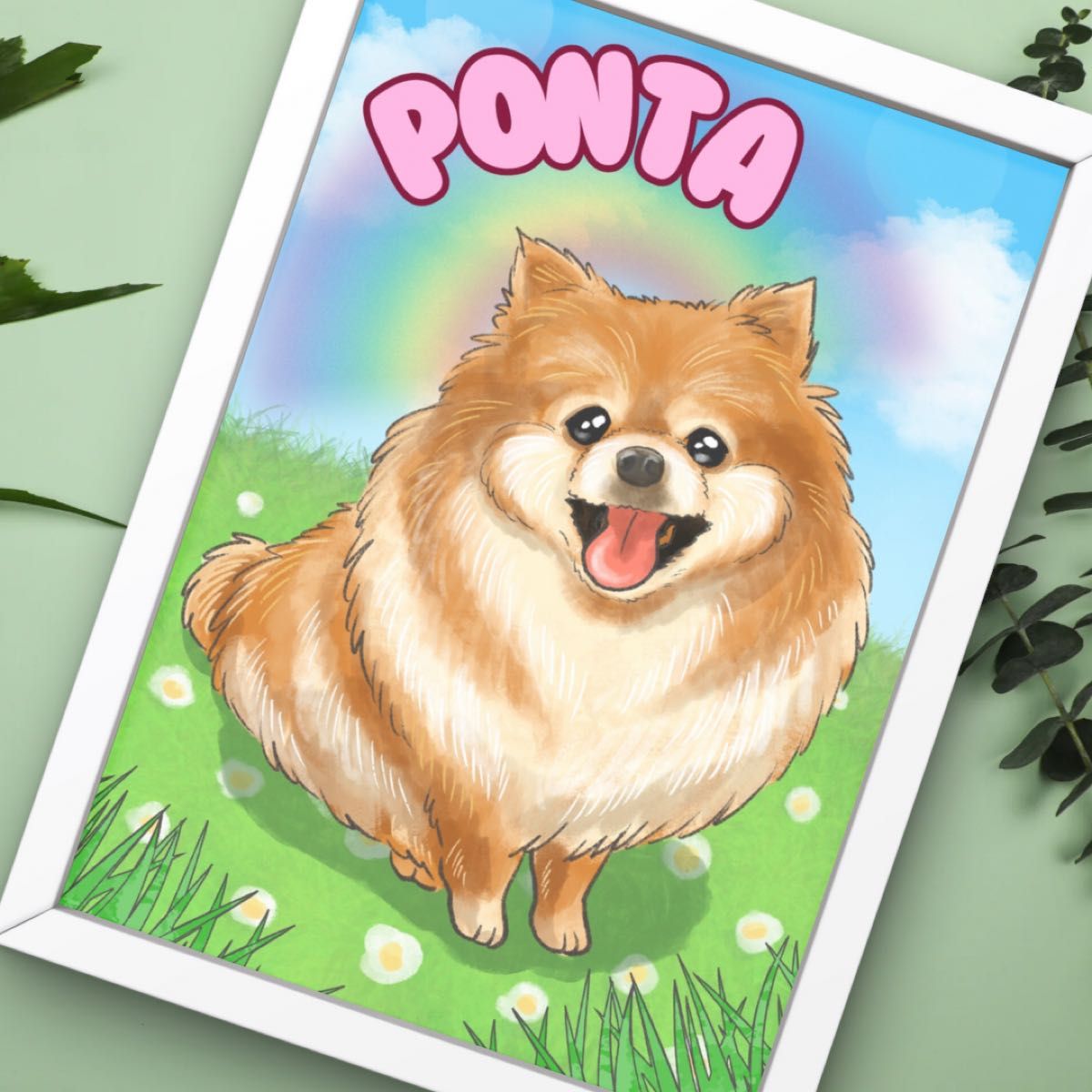 ペット似顔絵オーダー】犬 猫 うちの子 うさぎ 爬虫類 お洒落に ペット似顔絵オーダー】犬 猫 うちの子 うさぎ 爬虫類 お洒落に