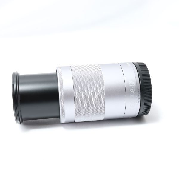 美品】Canon EF-M55-200mm F4.5-6.3 IS STM(シルバー) 送料無料 美品】Canon EF-M55-200mm F4.5-6.3 IS STM(シルバー) 送料無料