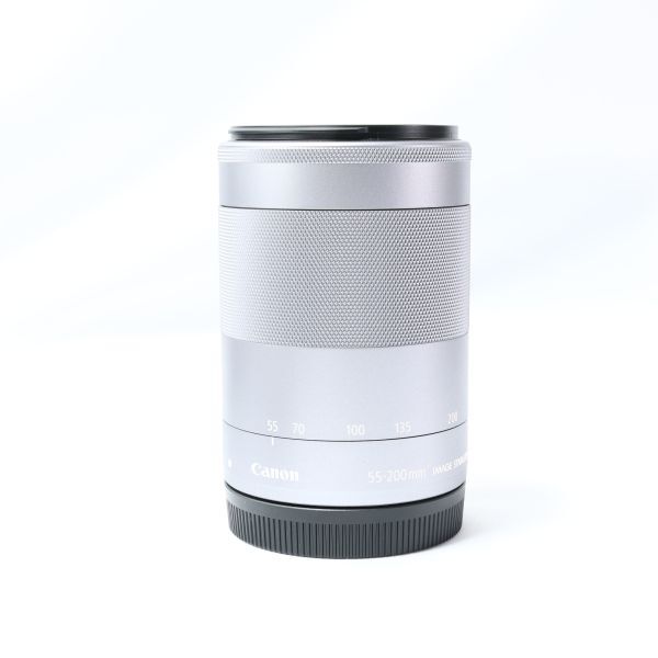 美品】Canon EF-M55-200mm F4.5-6.3 IS STM(シルバー) 送料無料 美品】Canon EF-M55-200mm F4.5-6.3 IS STM(シルバー) 送料無料