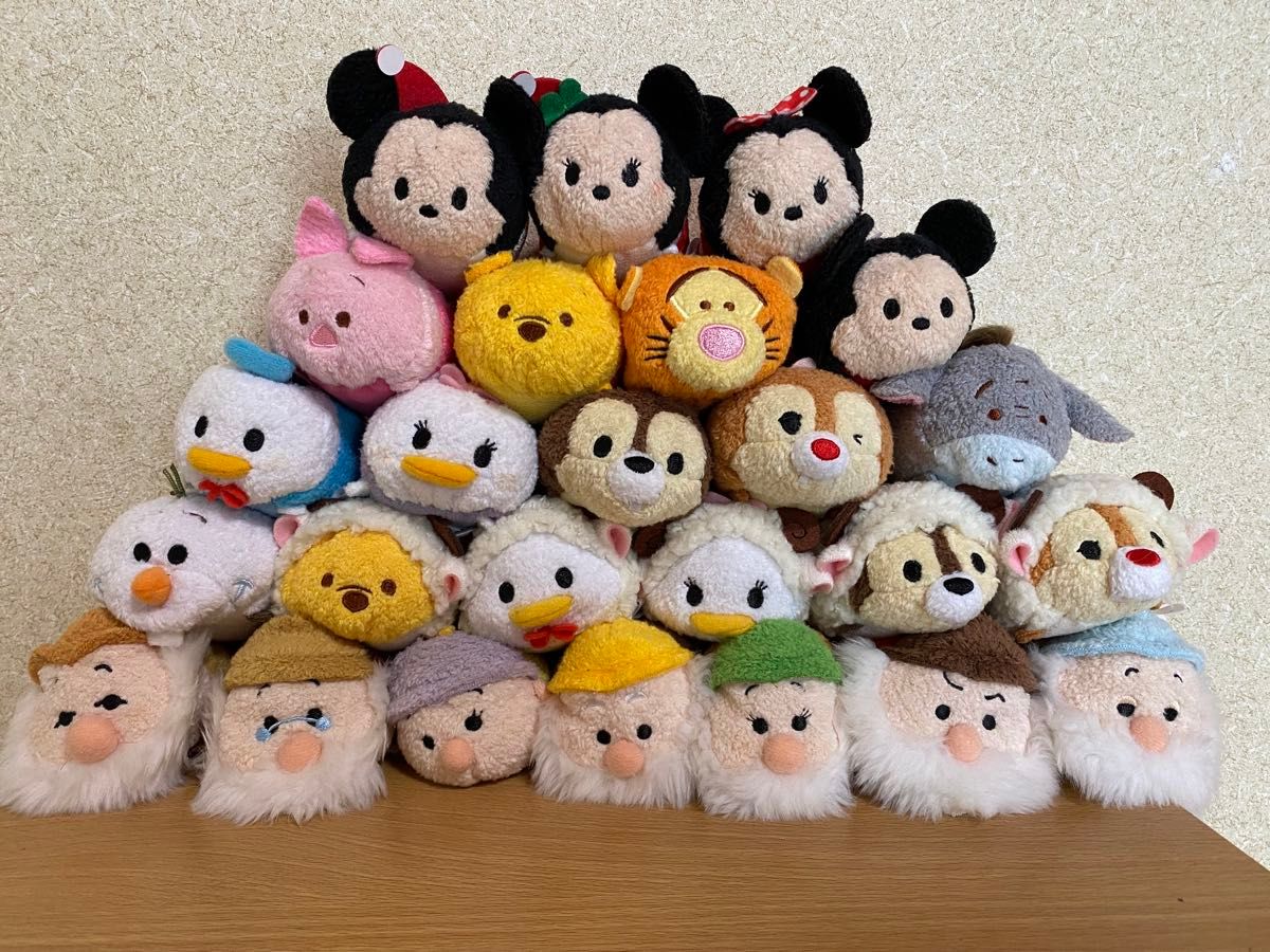 ディズニー ツムツム ぬいぐるみ 25個セット【バラ売り不可 ディズニー ツムツム ぬいぐるみ 25個セット【バラ売り不可