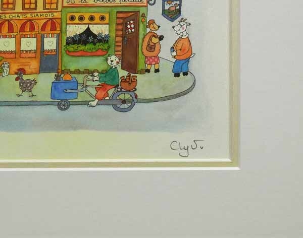真作* 人気作 大判版画 クリーブ(CLYV)「ファンキーストリート 真作* 人気作 大判版画 クリーブ(CLYV)「ファンキーストリート