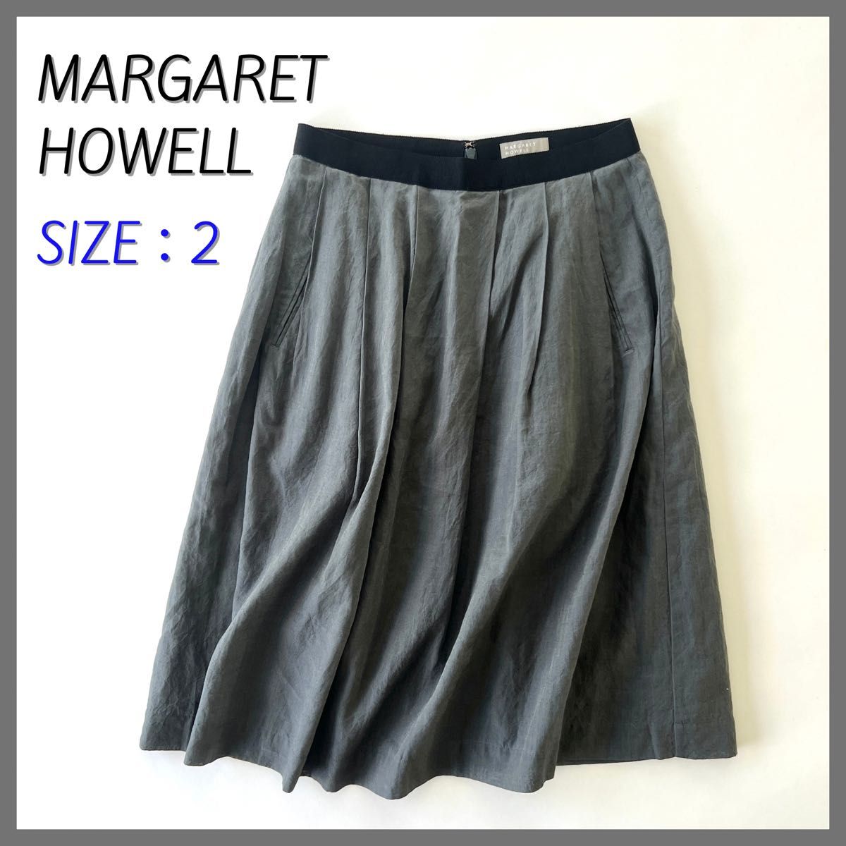 美品 MARGARET HOWELL マーガレットハウエル ウエストグログラン 美品 MARGARET HOWELL マーガレットハウエル ウエストグログラン