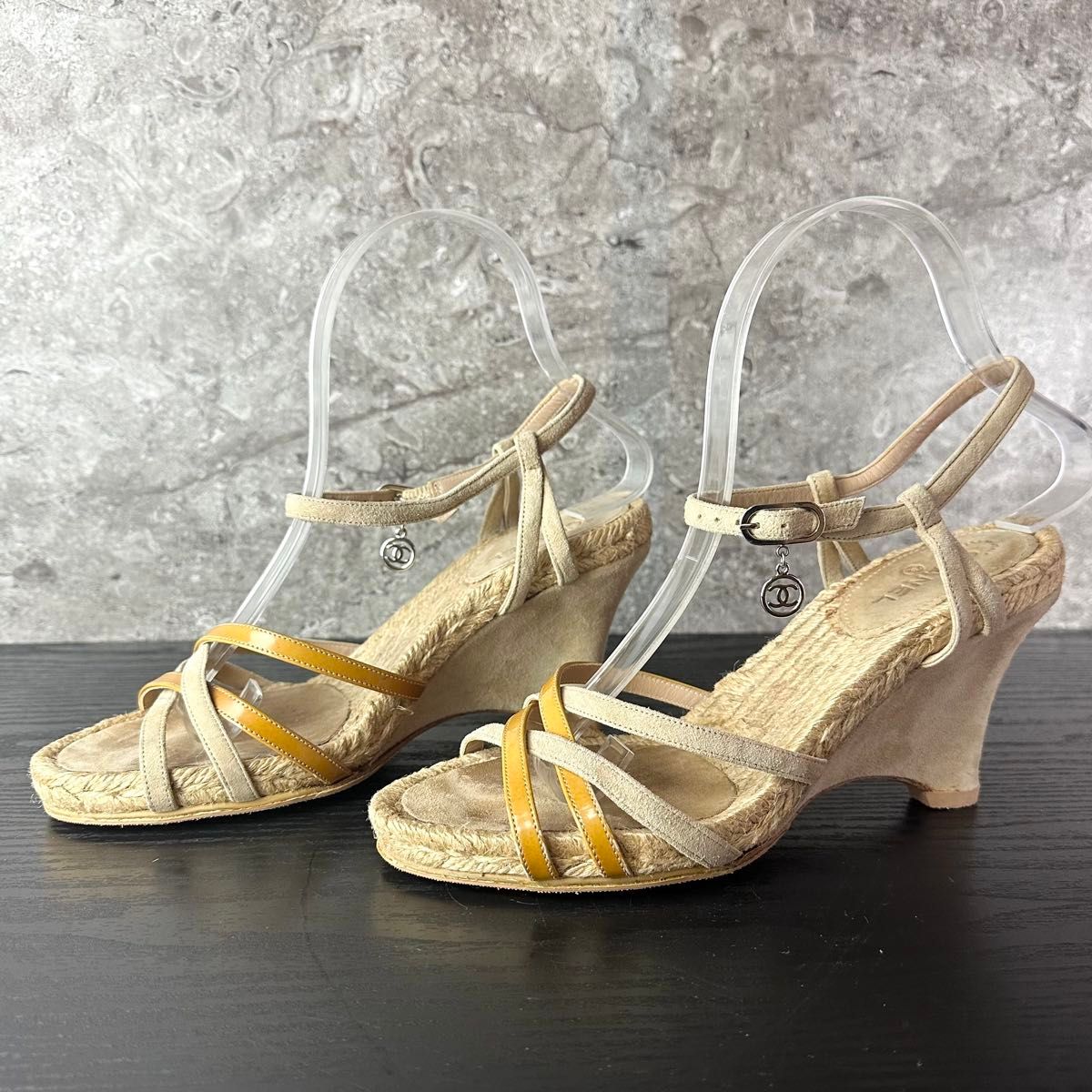 S57 美品 CHANEL シャネル ココチャーム アンクルストラップ S57 美品 CHANEL シャネル ココチャーム アンクルストラップ