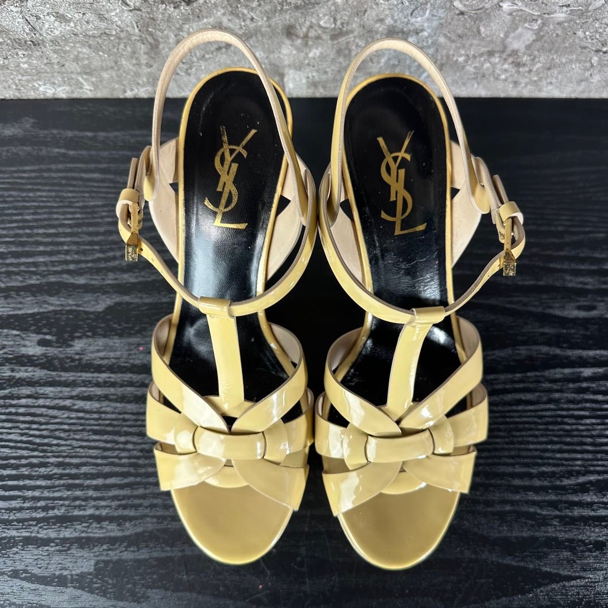 S62 美品 SAINT LAURENT サンローランサンダル トリビュート S62 美品 SAINT LAURENT サンローランサンダル トリビュート
