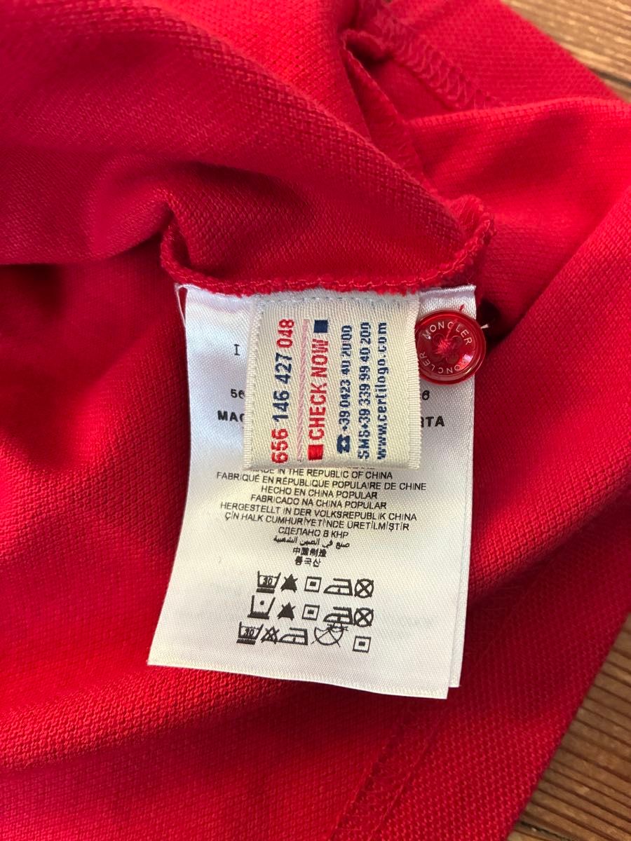 MONCLER(モンクレール) Mサイズ レッド ポロシャツ|Yahoo MONCLER(モンクレール) Mサイズ レッド ポロシャツ|Yahoo