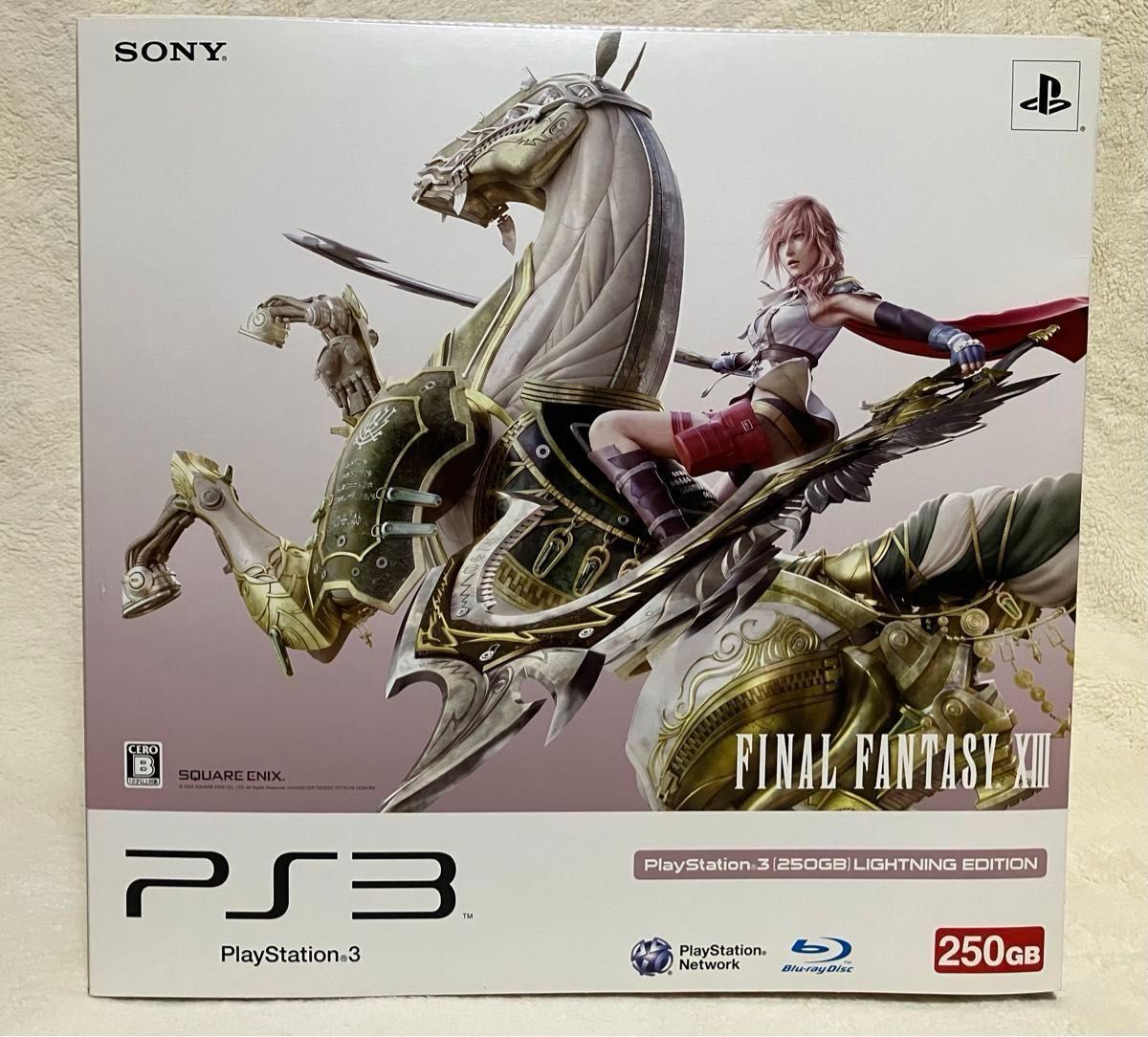美品】PS3 FINAL FANTASY ⅩⅢ ライトニングエディション 250GB 美品】PS3 FINAL FANTASY ⅩⅢ ライトニングエディション 250GB