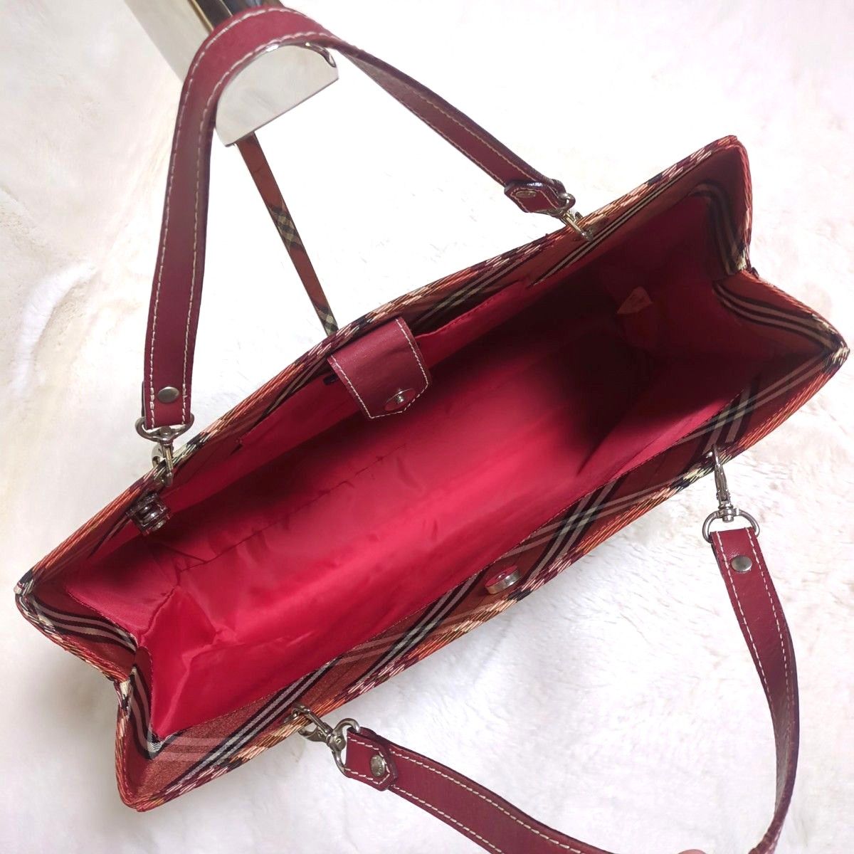 BURBERRY バーバリーブルーレーベル ハンドバッグ ノバチェック BURBERRY バーバリーブルーレーベル ハンドバッグ ノバチェック