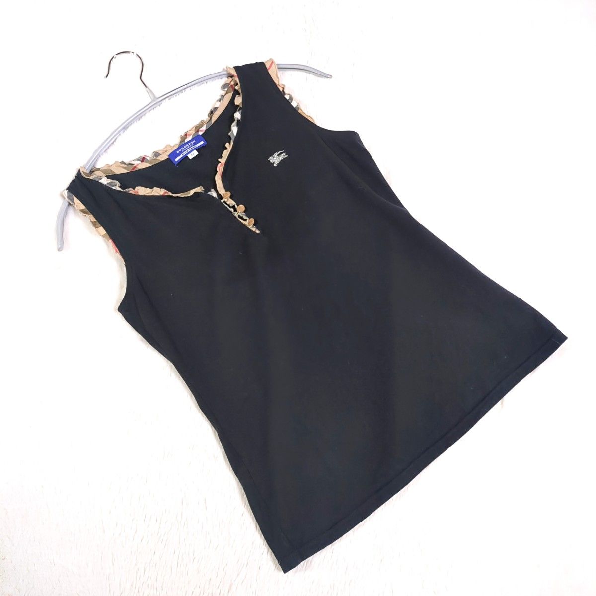 希少 美品 BURBERRY BLUE LABEL BURBERRY ノバチェック フリル 希少 美品 BURBERRY BLUE LABEL BURBERRY ノバチェック フリル