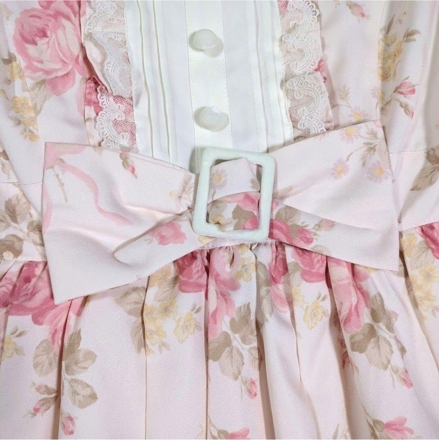 希少 新品同様 極美品 LIZ LISA 花柄 ローズ 薔薇 ジャンスカ 希少 新品同様 極美品 LIZ LISA 花柄 ローズ 薔薇 ジャンスカ