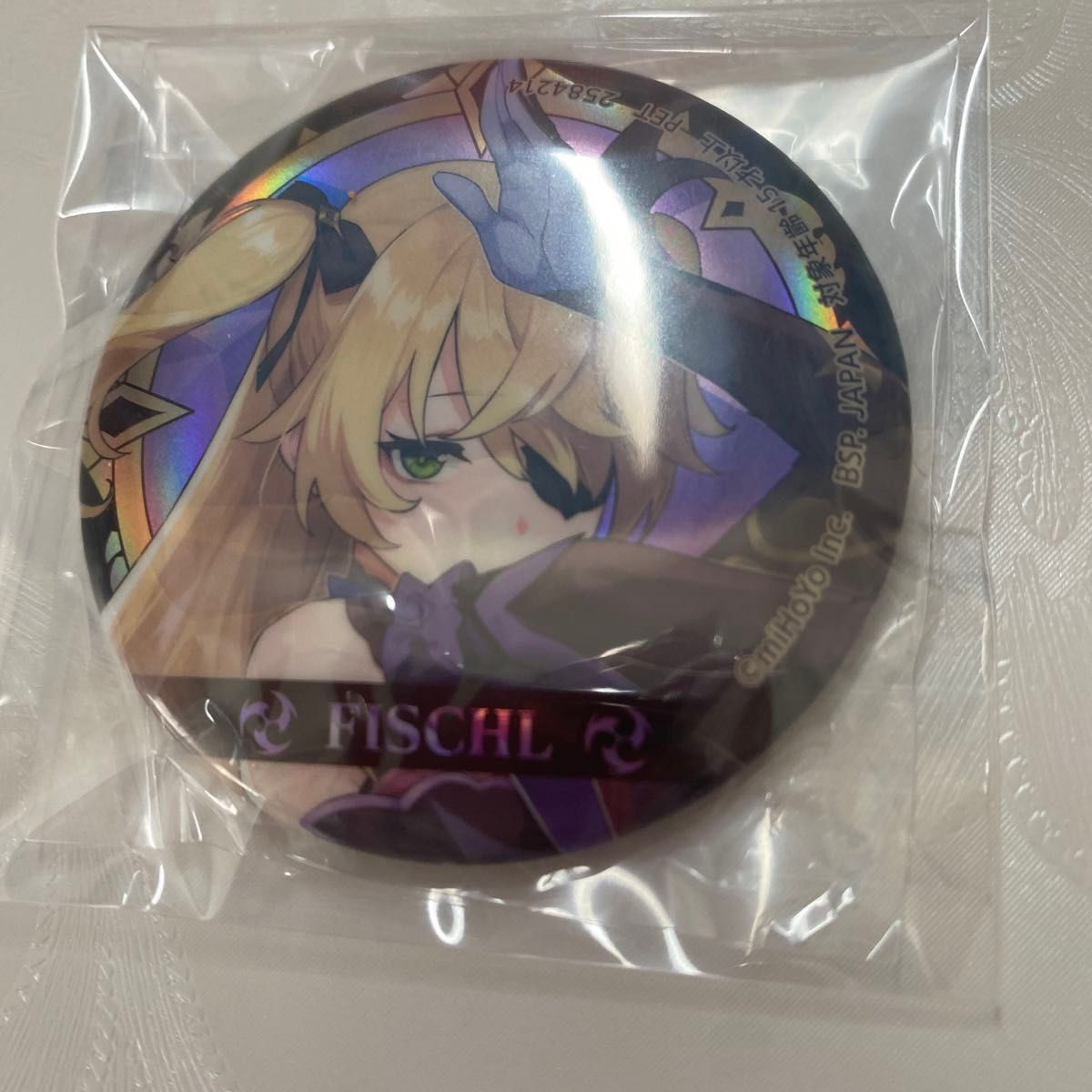 原神 HoYoverse ホログラム 缶バッジ フィッシュル セガ 原神 HoYoverse ホログラム 缶バッジ フィッシュル セガ