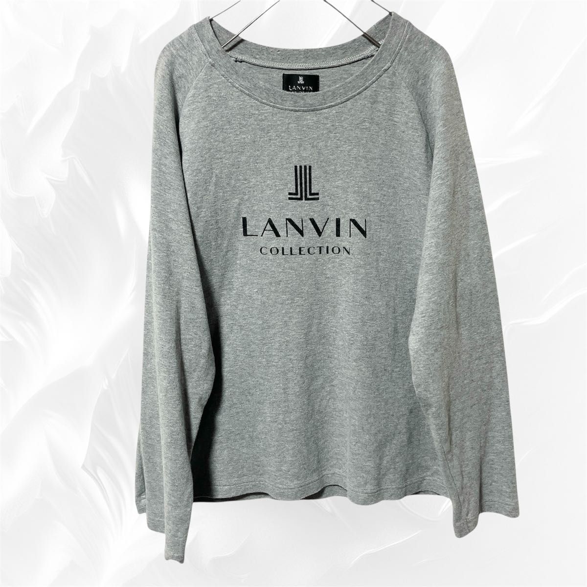 LANVIN ランバン ロゴ 長袖T ロンT グレー Mサイズ|Yahoo LANVIN ランバン ロゴ 長袖T ロンT グレー Mサイズ|Yahoo