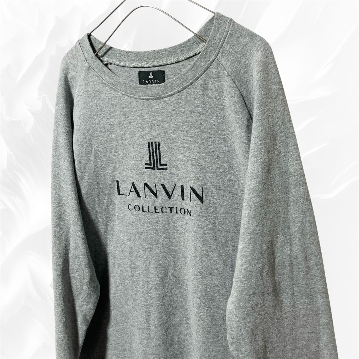 LANVIN ランバン ロゴ 長袖T ロンT グレー Mサイズ|Yahoo LANVIN ランバン ロゴ 長袖T ロンT グレー Mサイズ|Yahoo