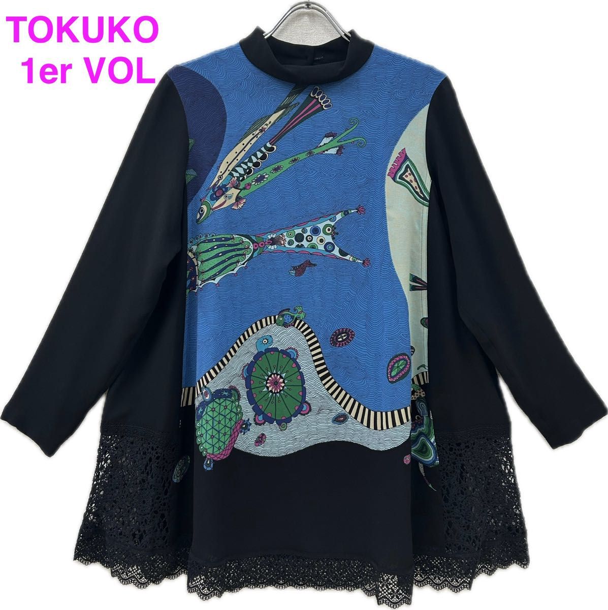 美品 TOKUKO トクコ プルミエヴォル ブラウス チュニック 美品 TOKUKO トクコ プルミエヴォル ブラウス チュニック
