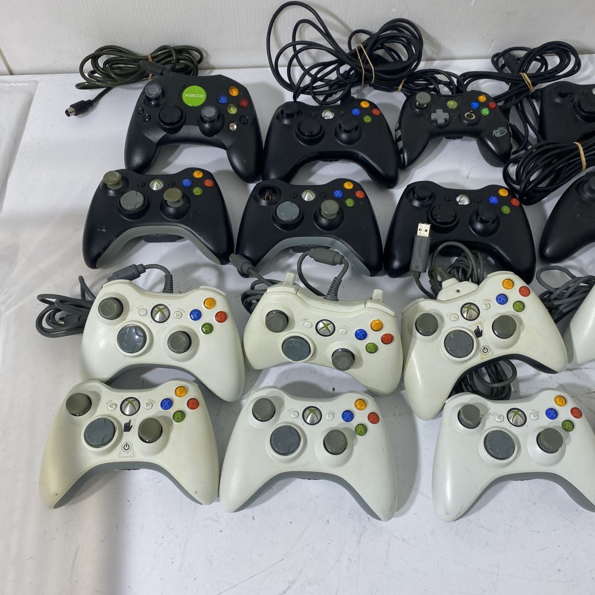 Xbox 360 初代 ワイヤレス 有線 コントローラー 20点 まとめて Xbox 360 初代 ワイヤレス 有線 コントローラー 20点 まとめて