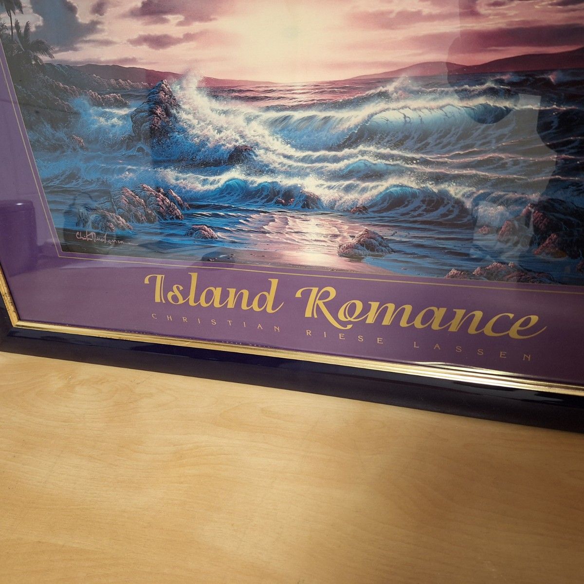 ラッセン アイランドロマンス ISLAND ROMANCE ポスター 額入り ラッセン アイランドロマンス ISLAND ROMANCE ポスター 額入り