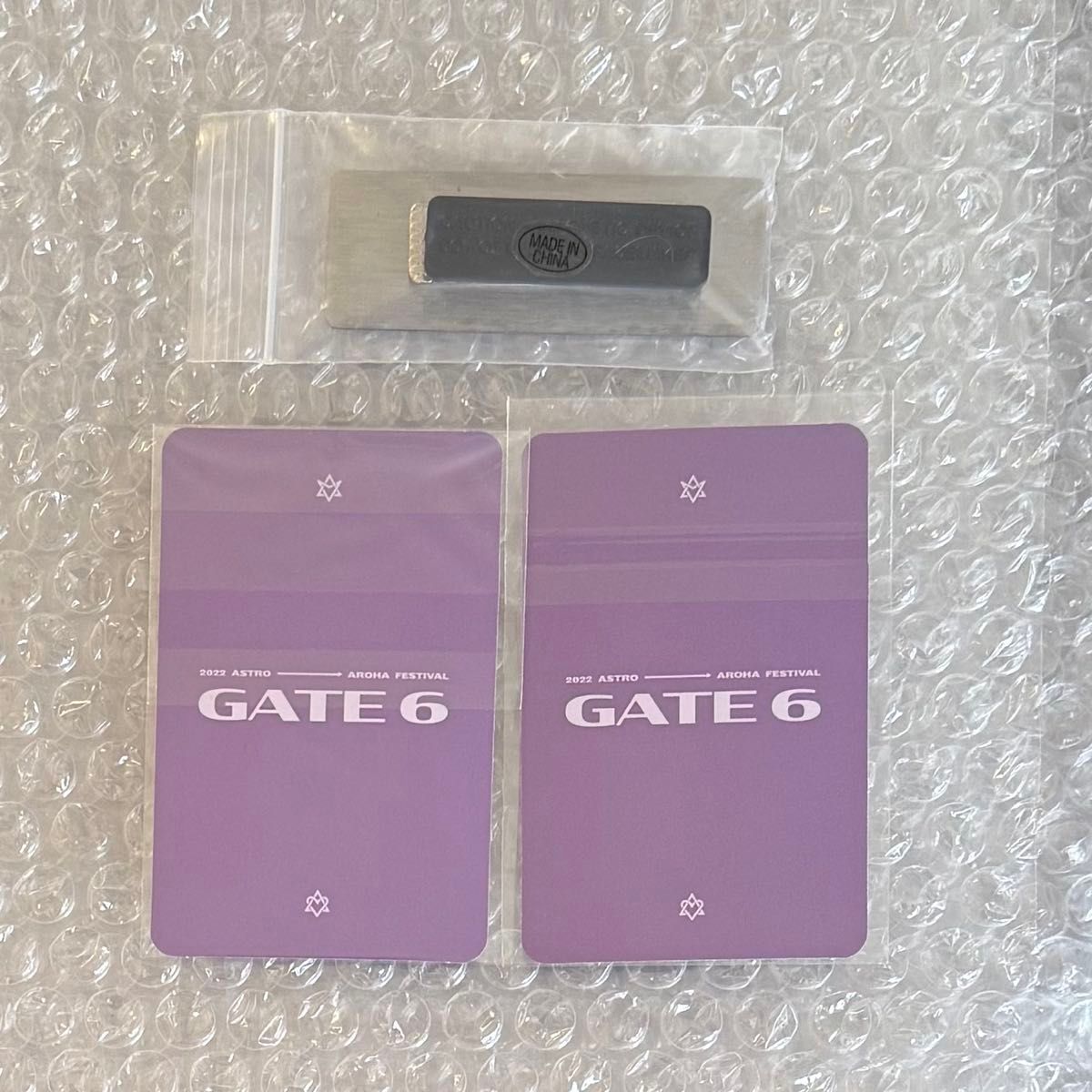 ASTRO GATE6 トレカ チャウヌ ユンサナ ネームプレート 名札 AAF ASTRO GATE6 トレカ チャウヌ ユンサナ ネームプレート 名札 AAF